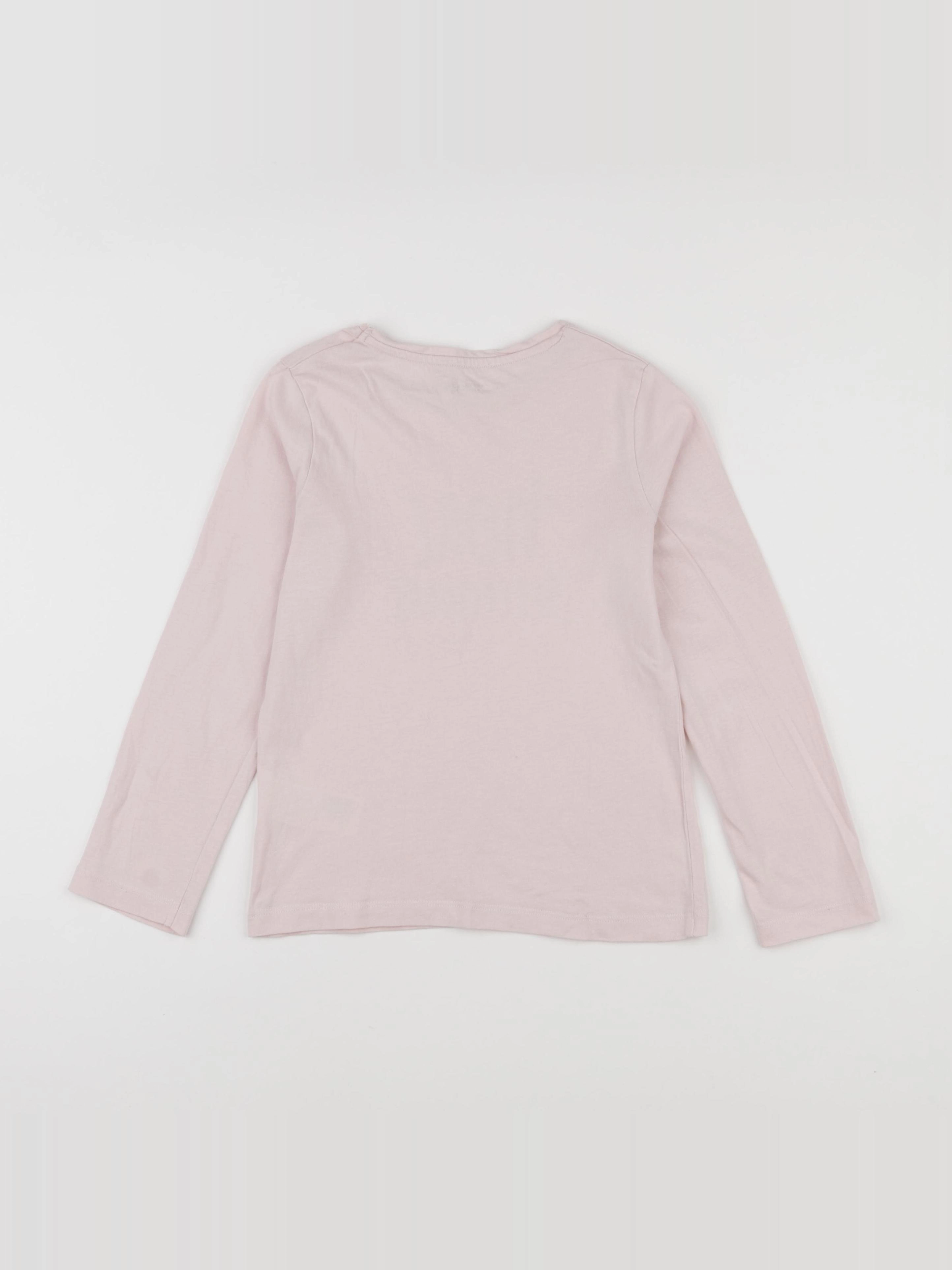 Vertbaudet - tee-shirt rose - 8 ans