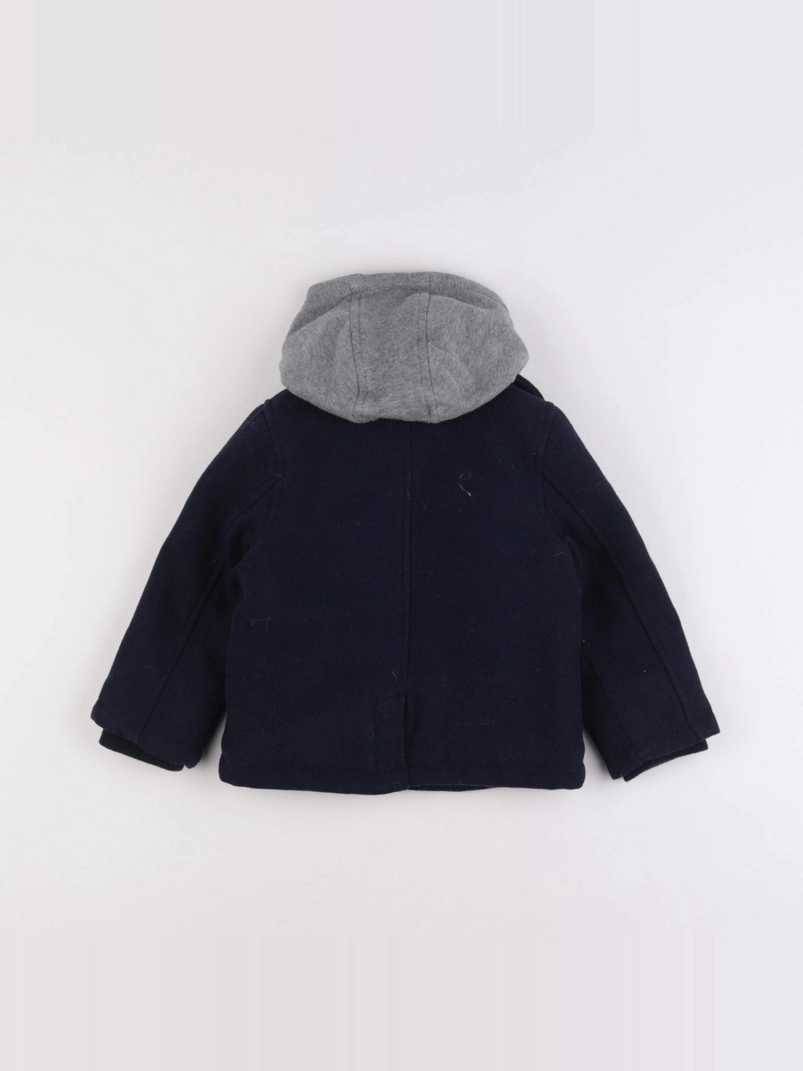 Vertbaudet - manteau bleu - 2 ans