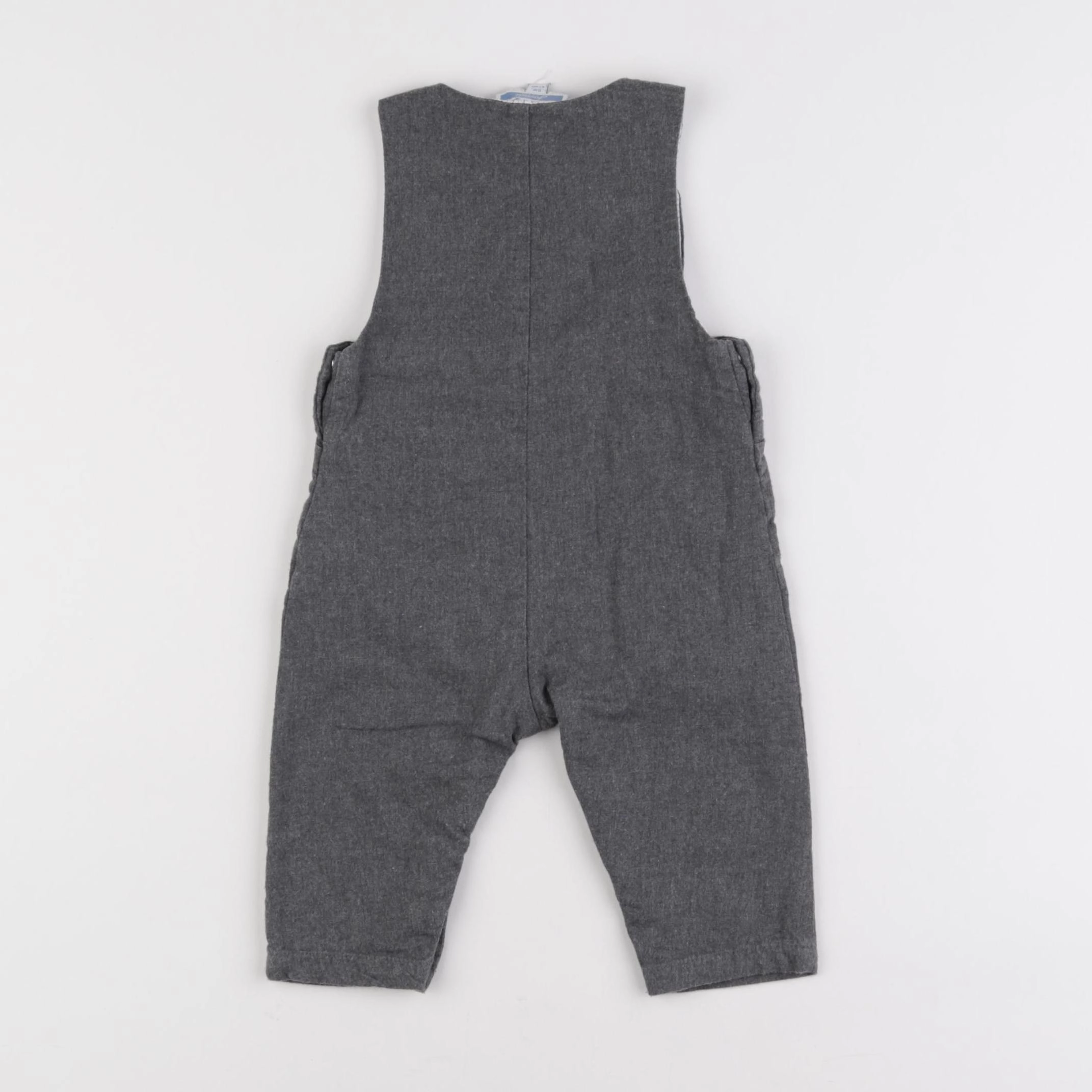 Jacadi - salopette doublé gris - 6 mois
