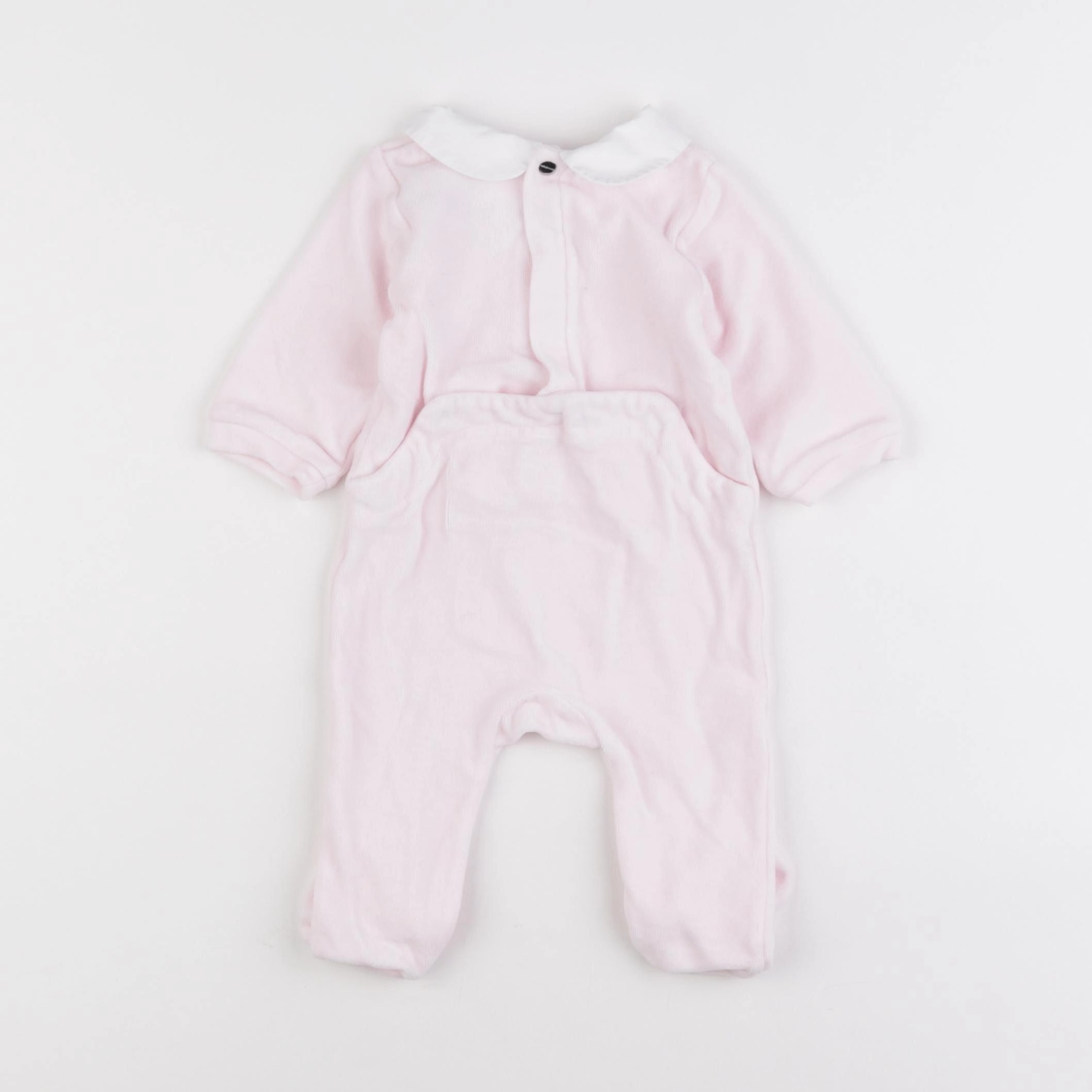 Jacadi - pyjama velours rose - 3 mois