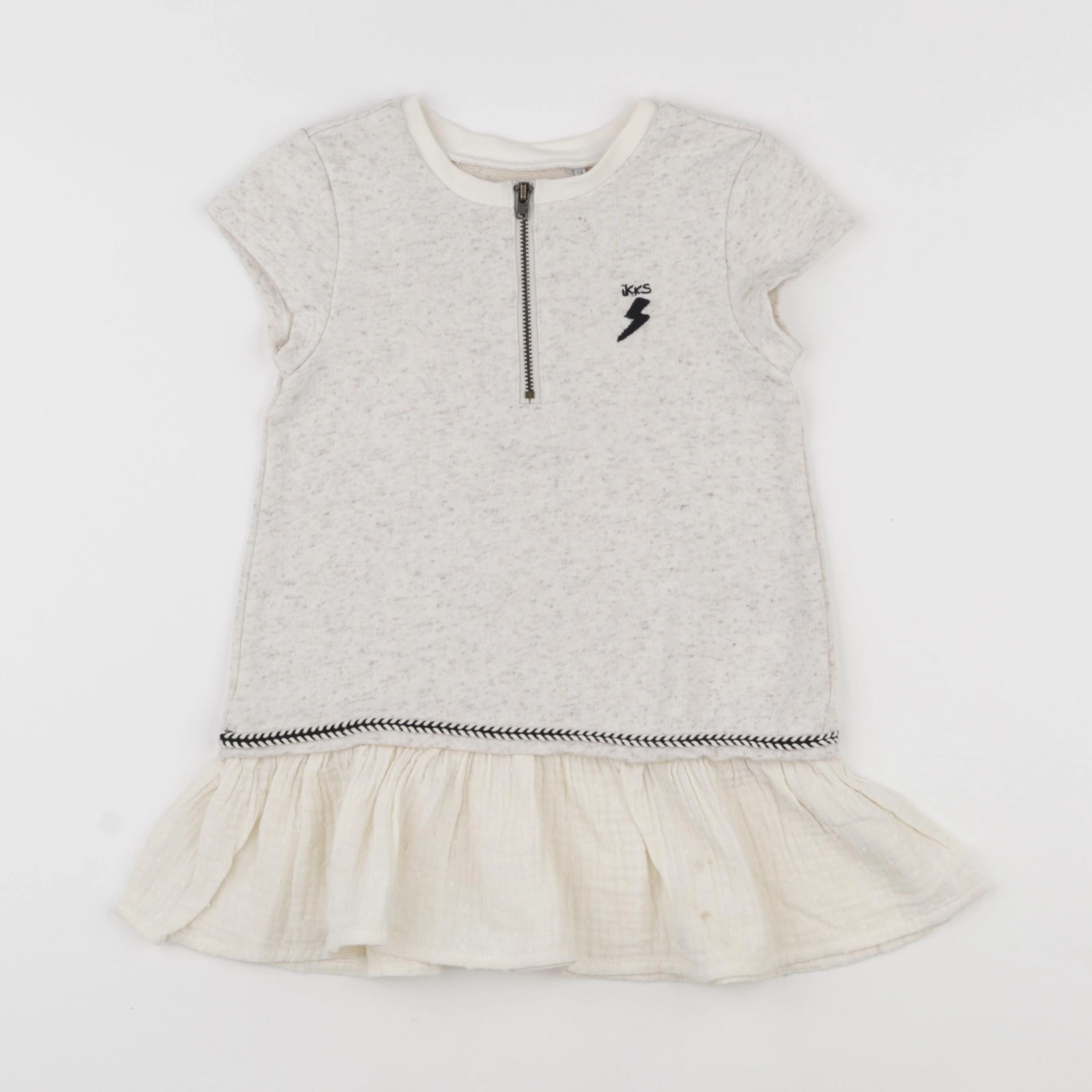 IKKS - robe beige - 3 ans