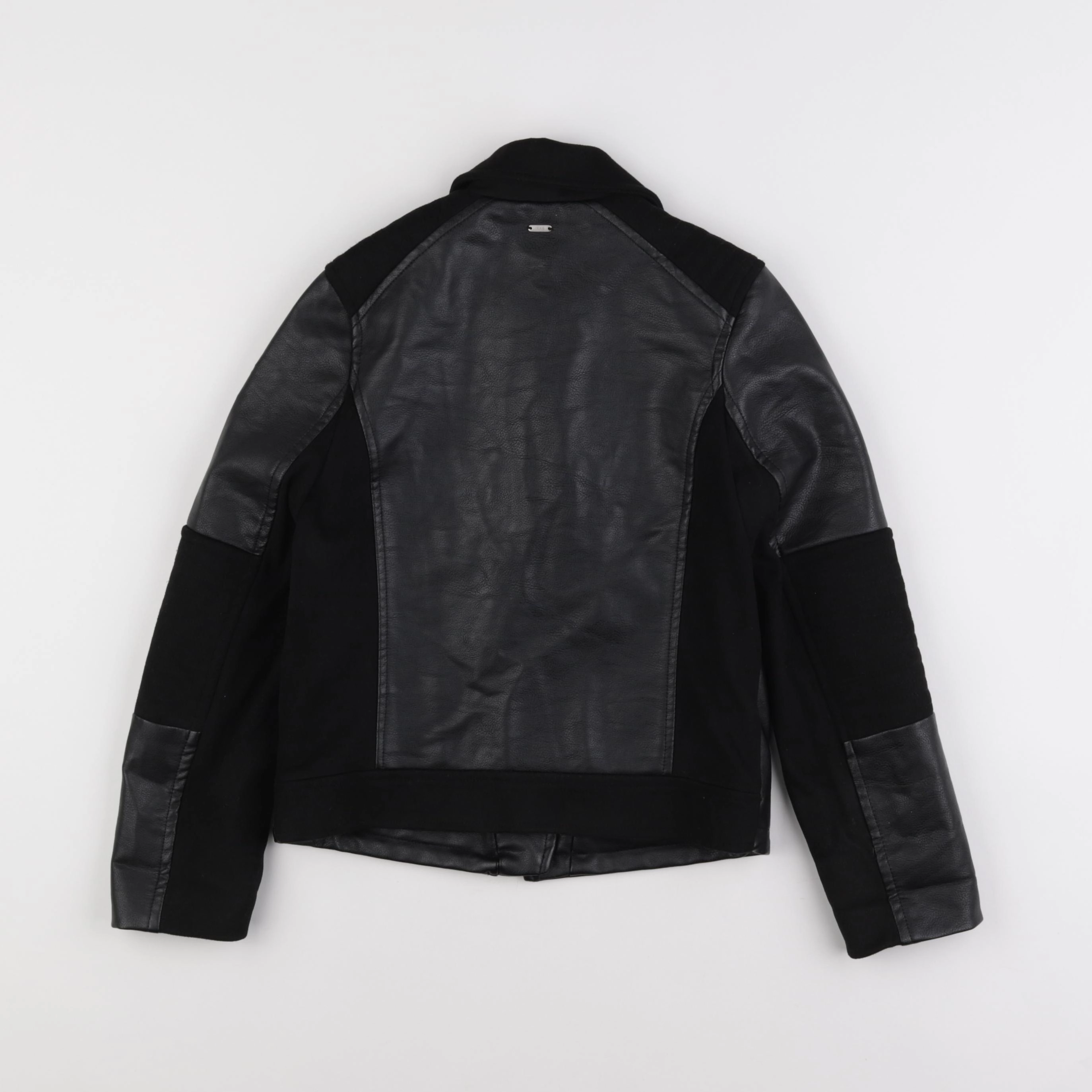 IKKS - veste simili cuir noir - 8 ans
