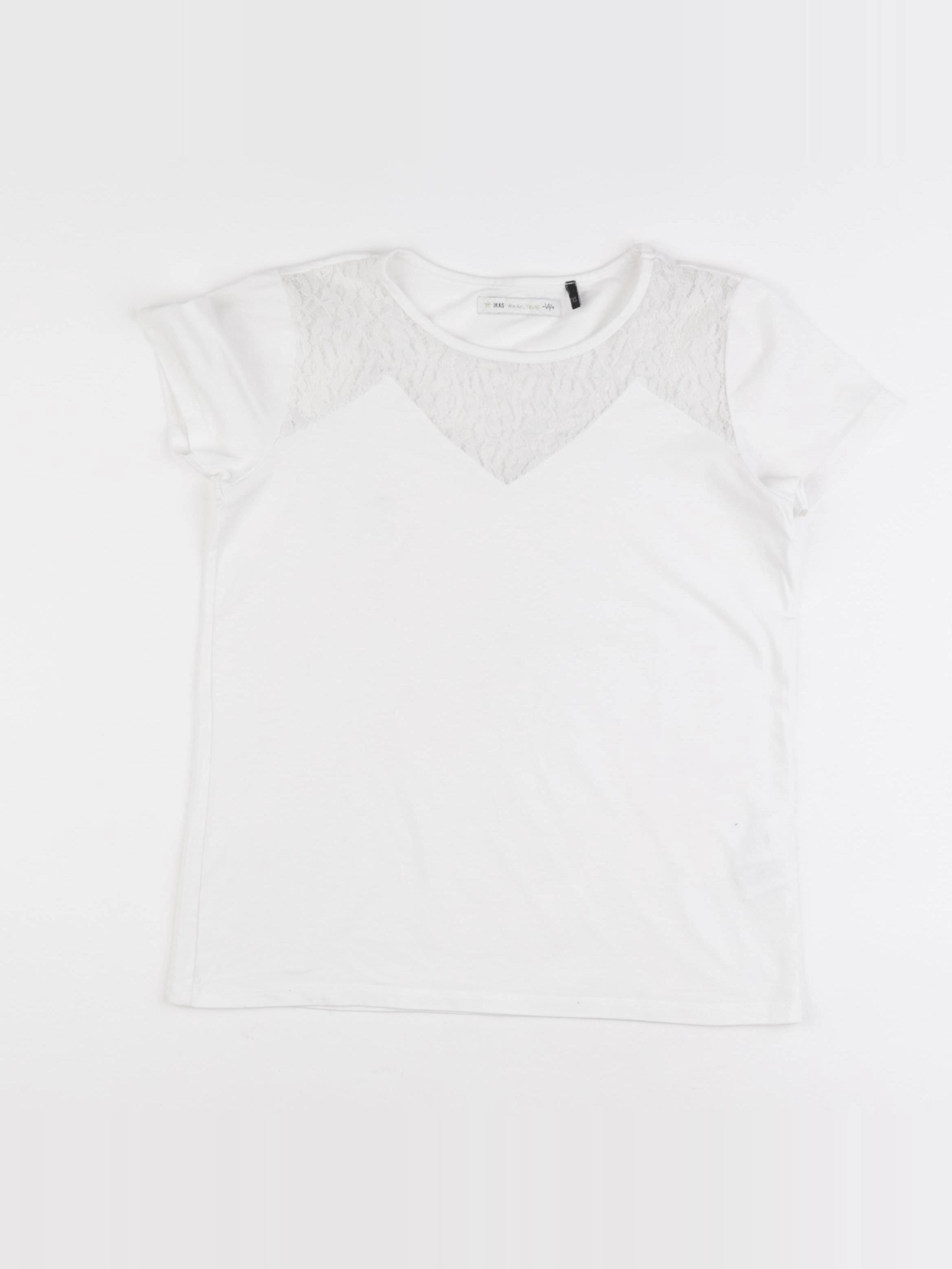 IKKS - tee-shirt blanc - 12 ans