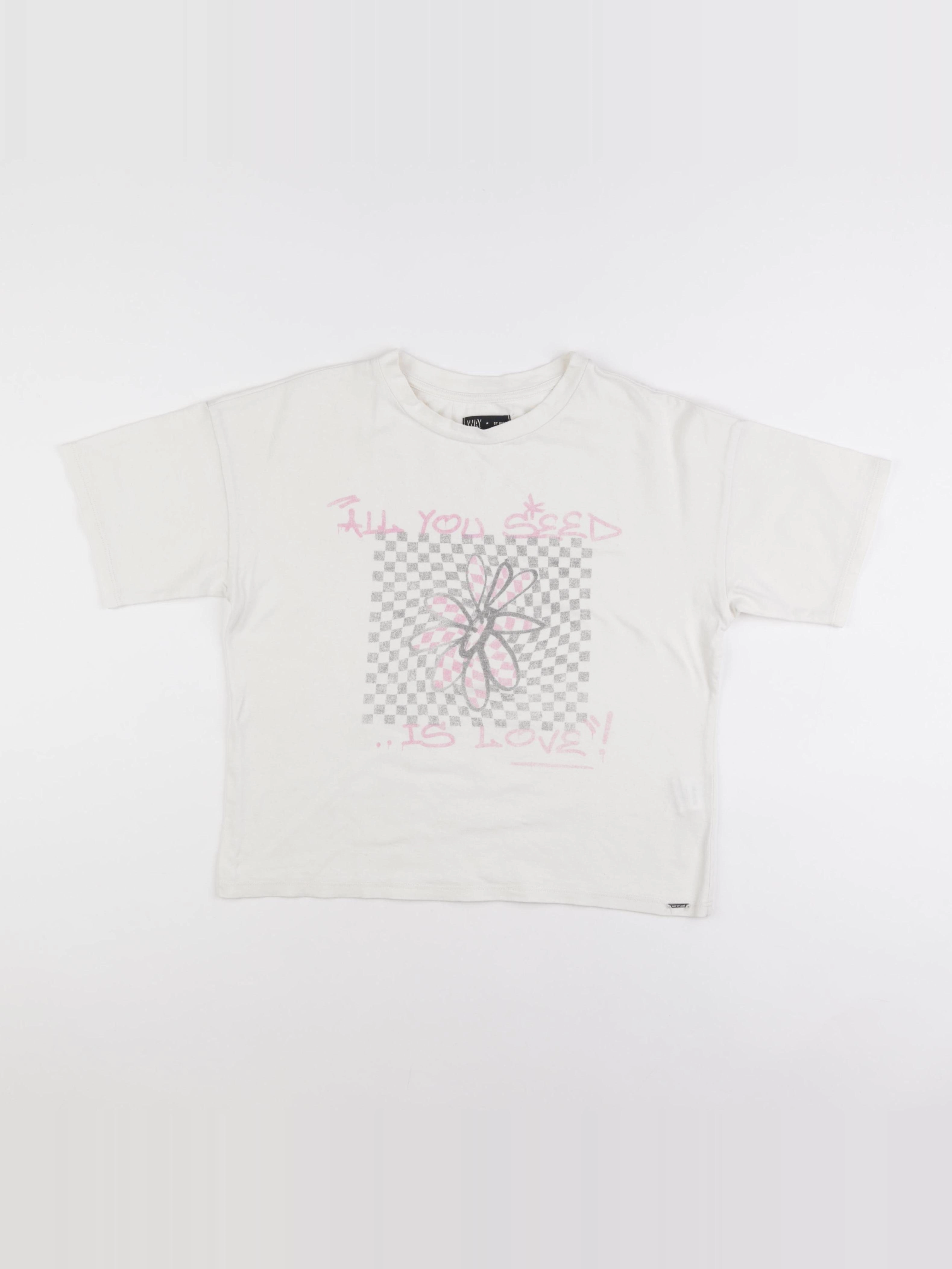 IKKS - tee-shirt blanc - 12 ans