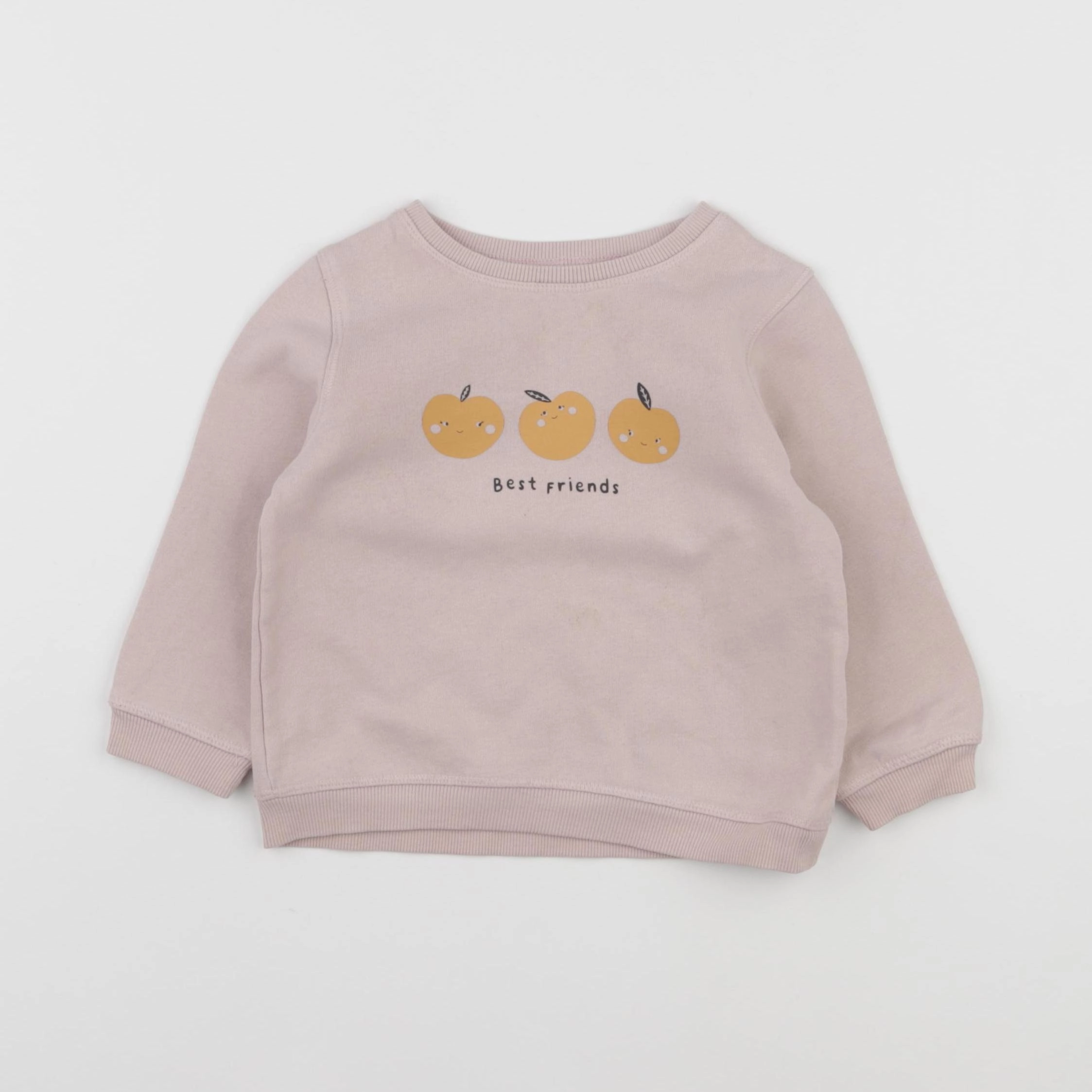 Vertbaudet - sweat rose - 2 ans