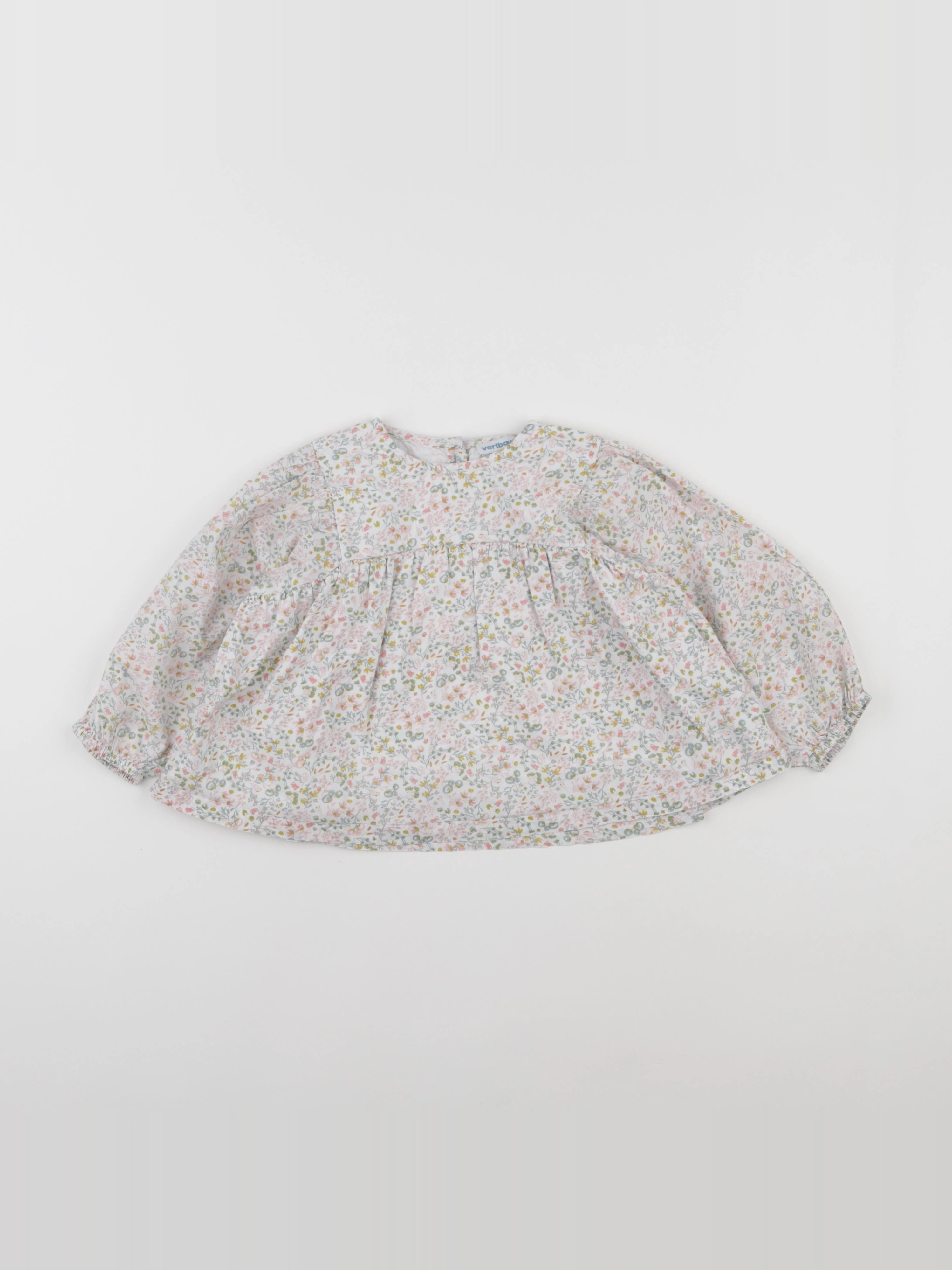 Vertbaudet - blouse coton multicolore - 2 ans