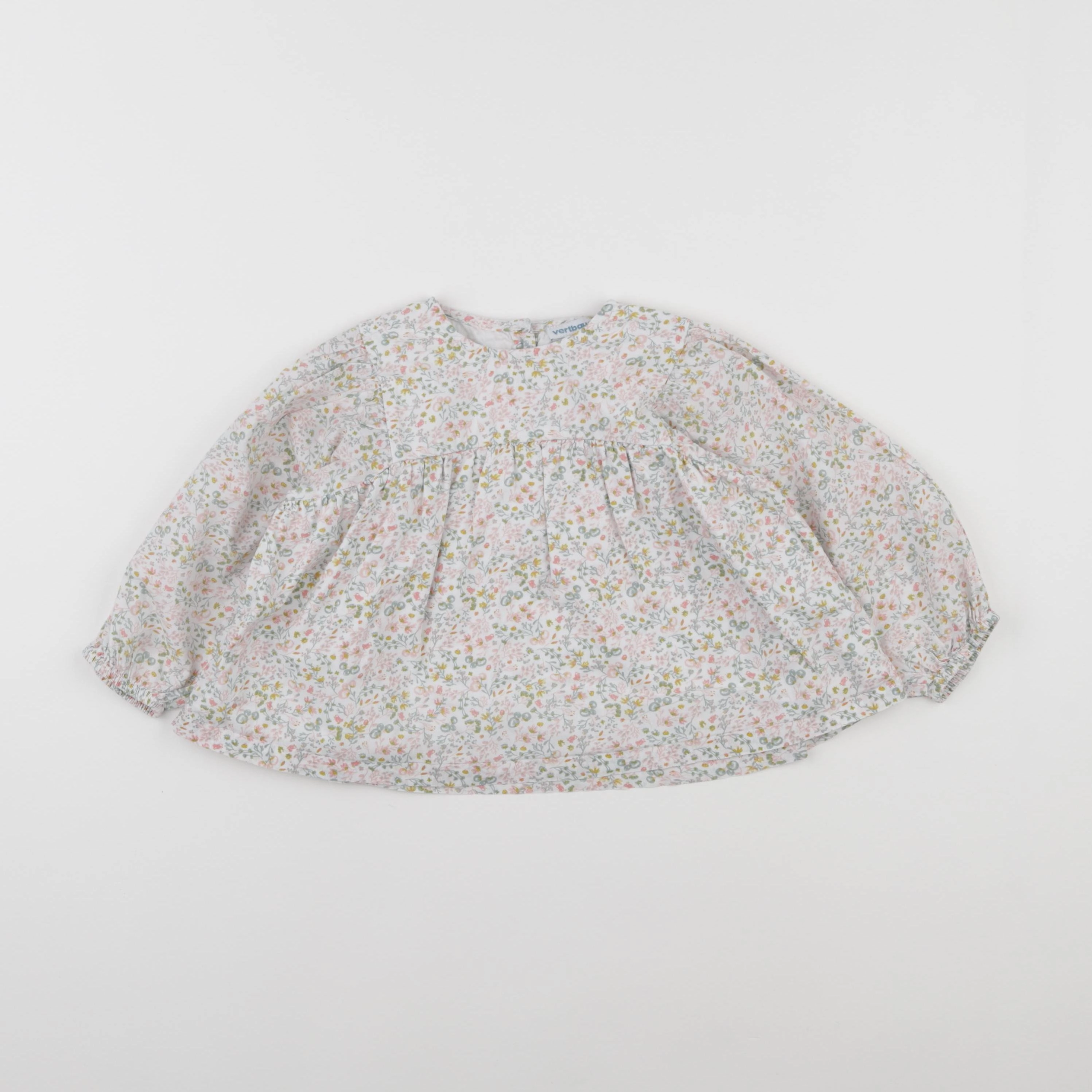 Vertbaudet - blouse coton multicolore - 2 ans