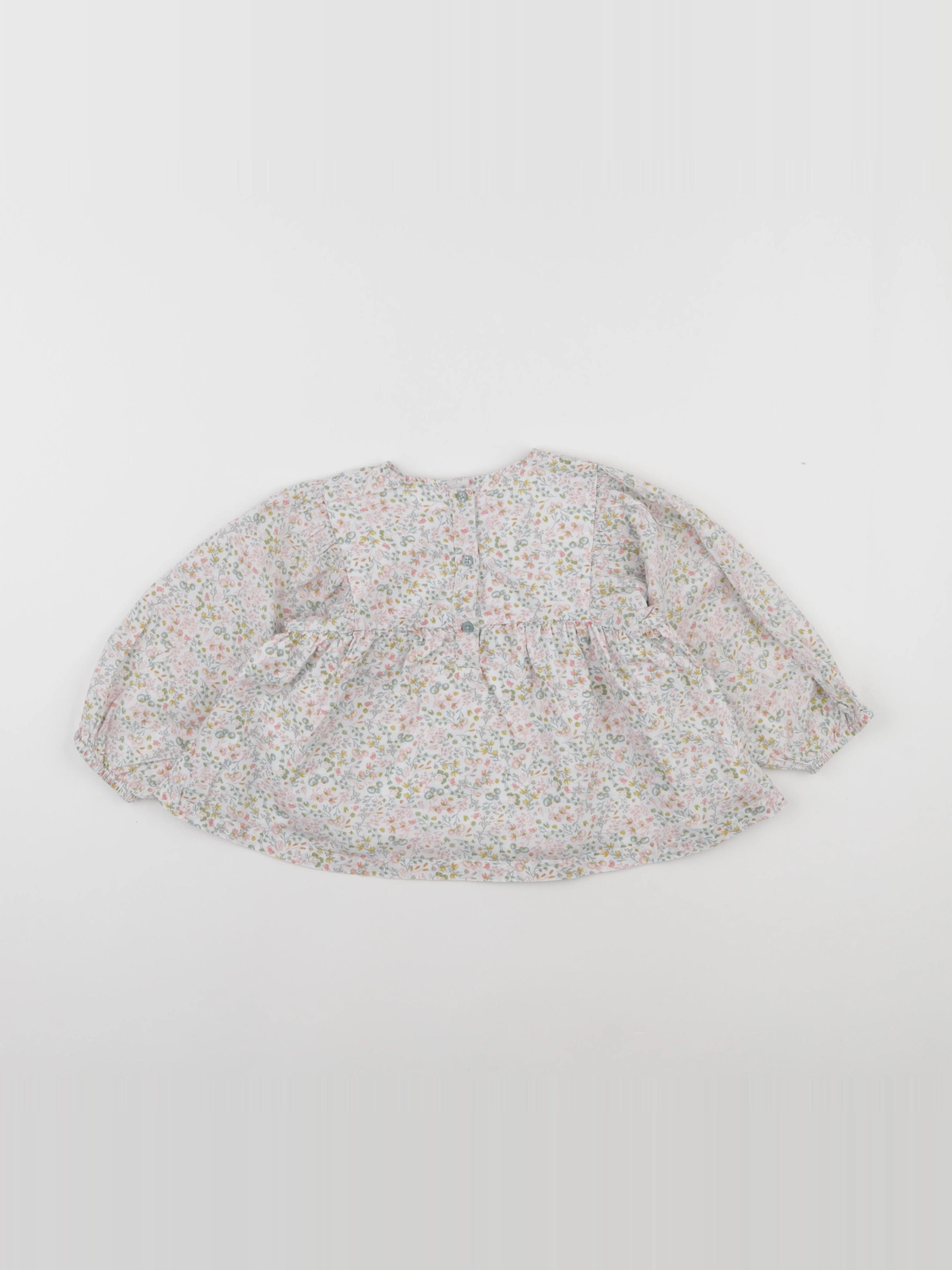 Vertbaudet - blouse coton multicolore - 2 ans