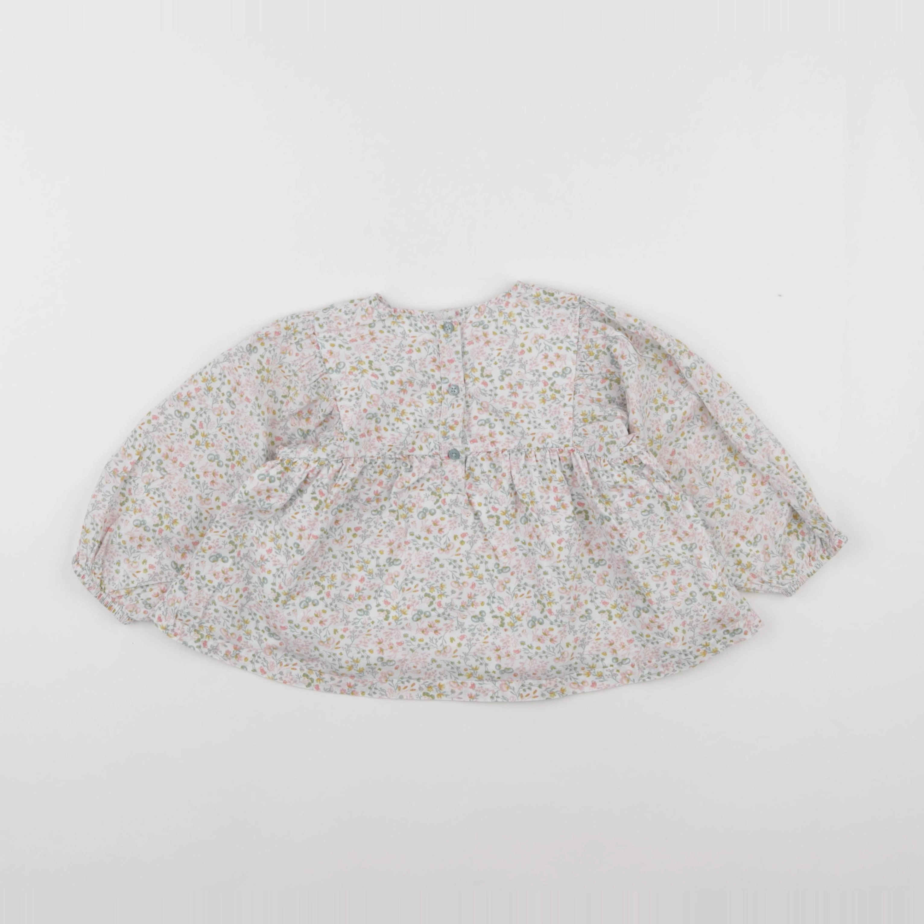 Vertbaudet - blouse coton multicolore - 2 ans