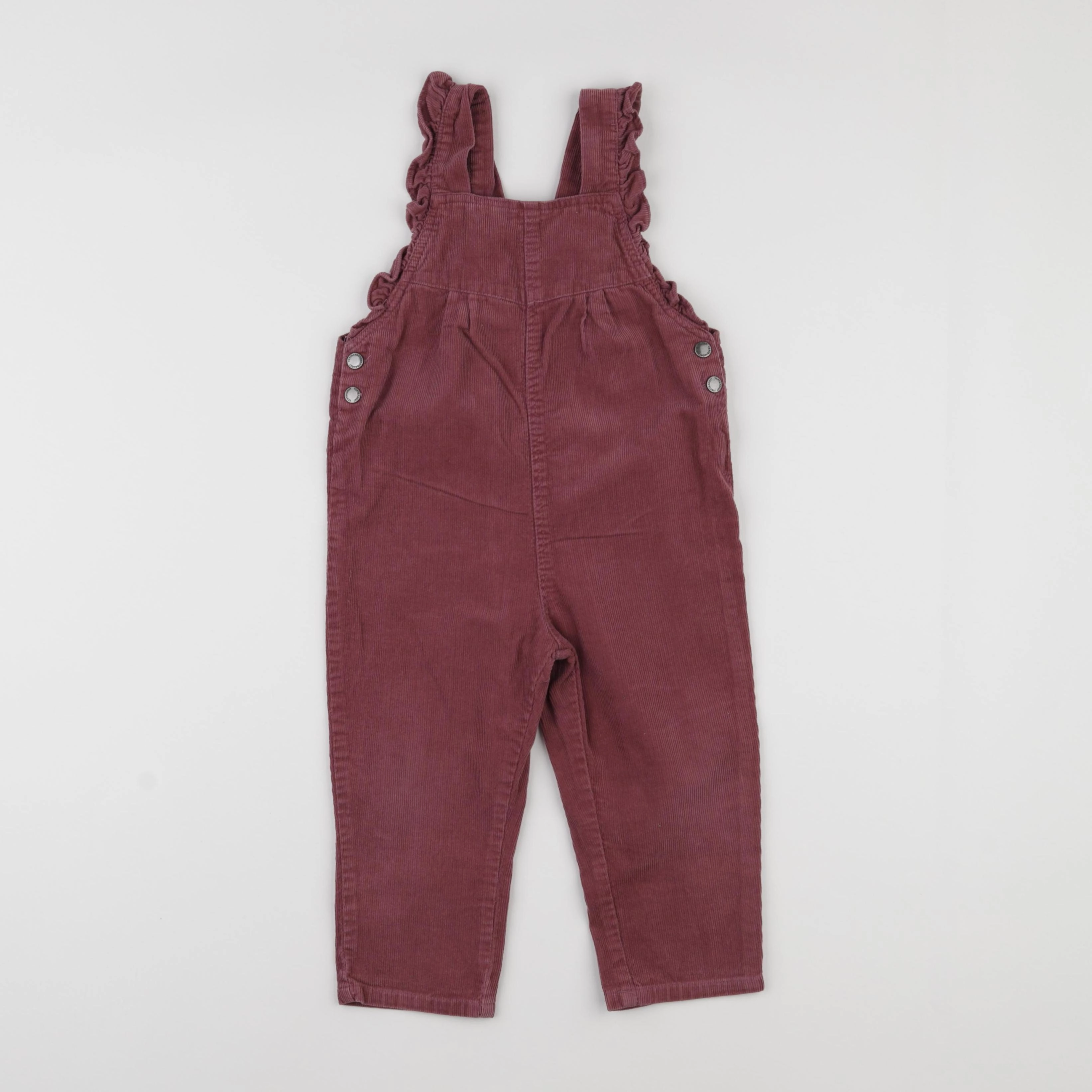 Vertbaudet - salopette violet - 2 ans