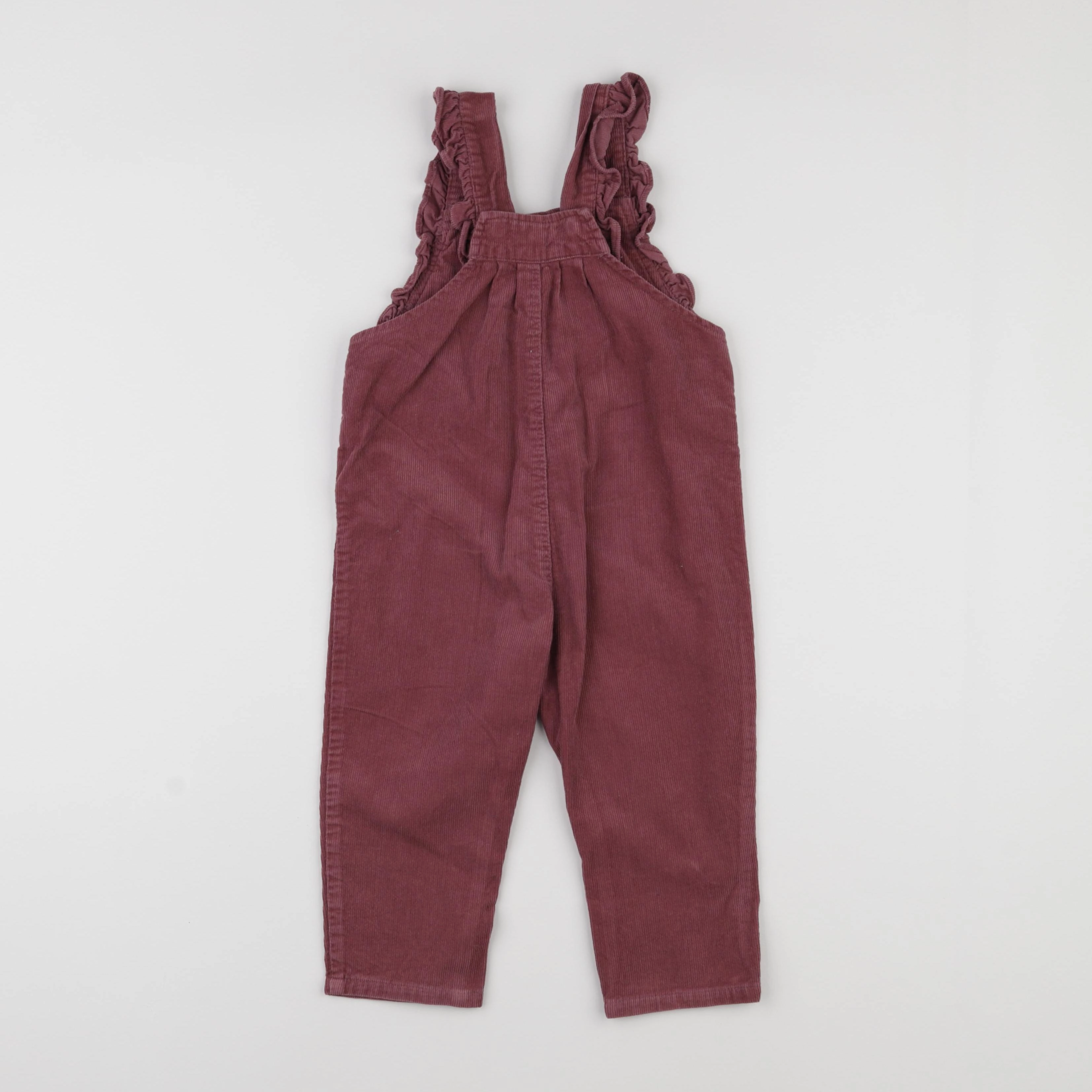 Vertbaudet - salopette violet - 2 ans