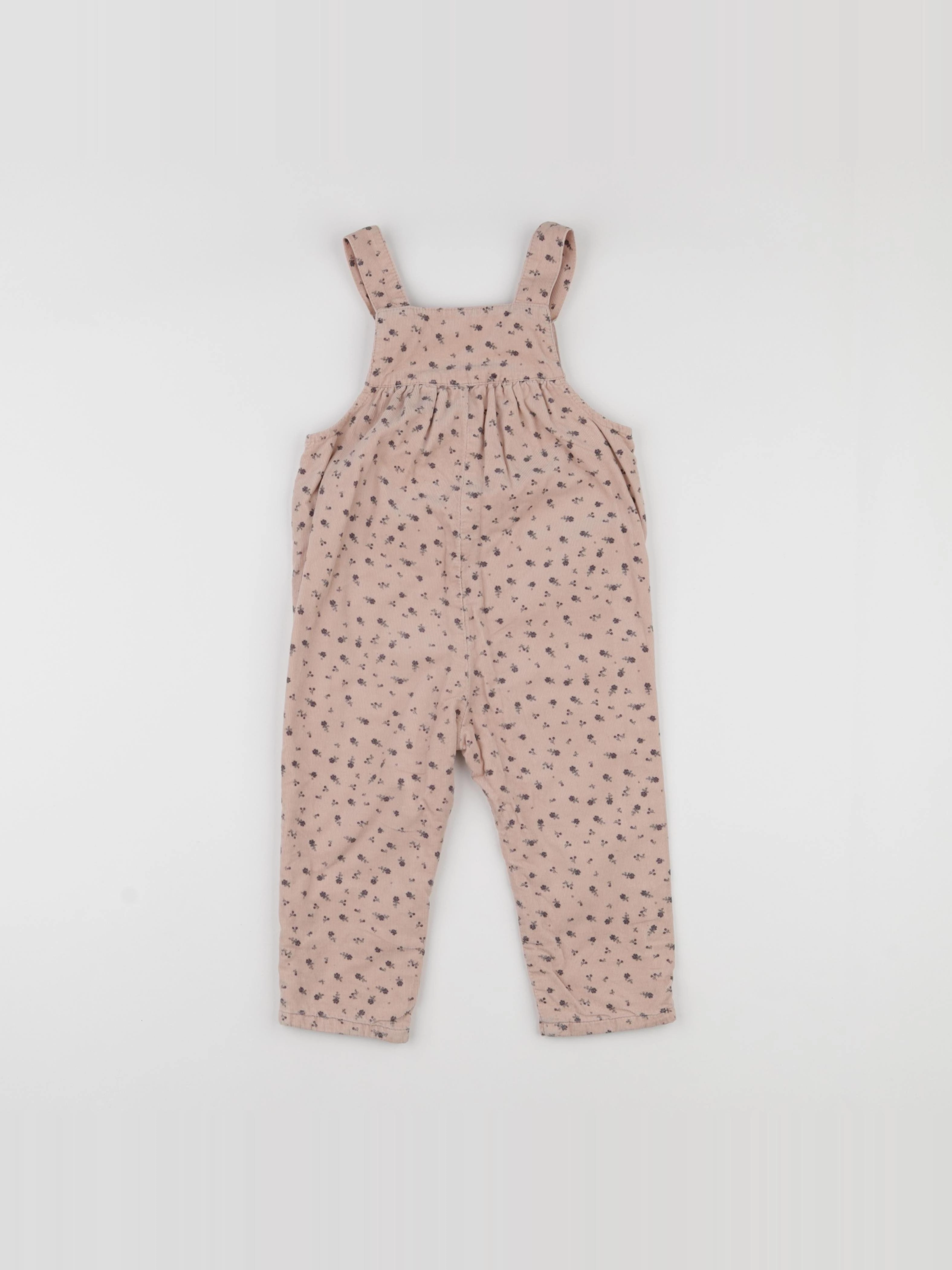Vertbaudet - salopette doublé rose - 2 ans