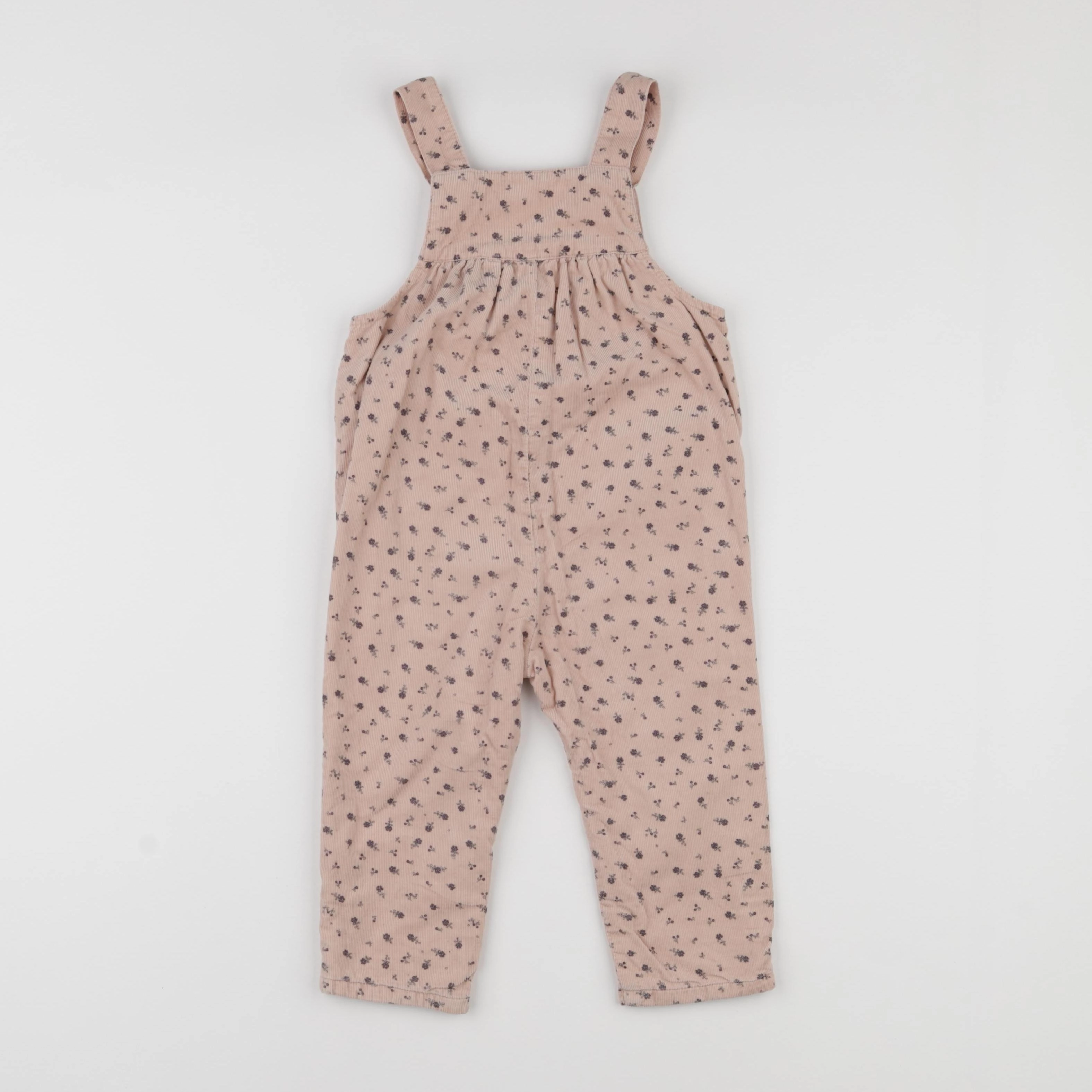 Vertbaudet - salopette doublé rose - 2 ans
