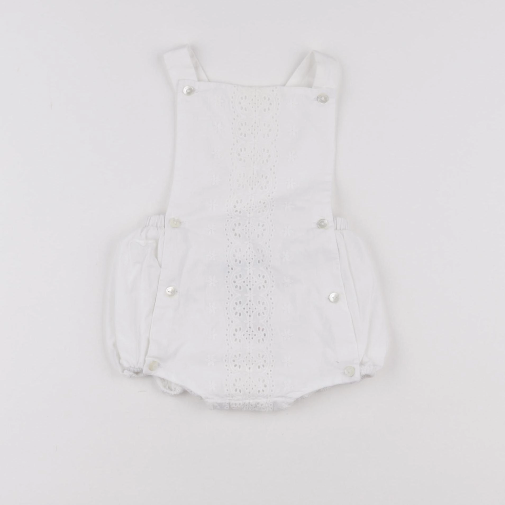 Jacadi - combinaison blanc - 6 mois