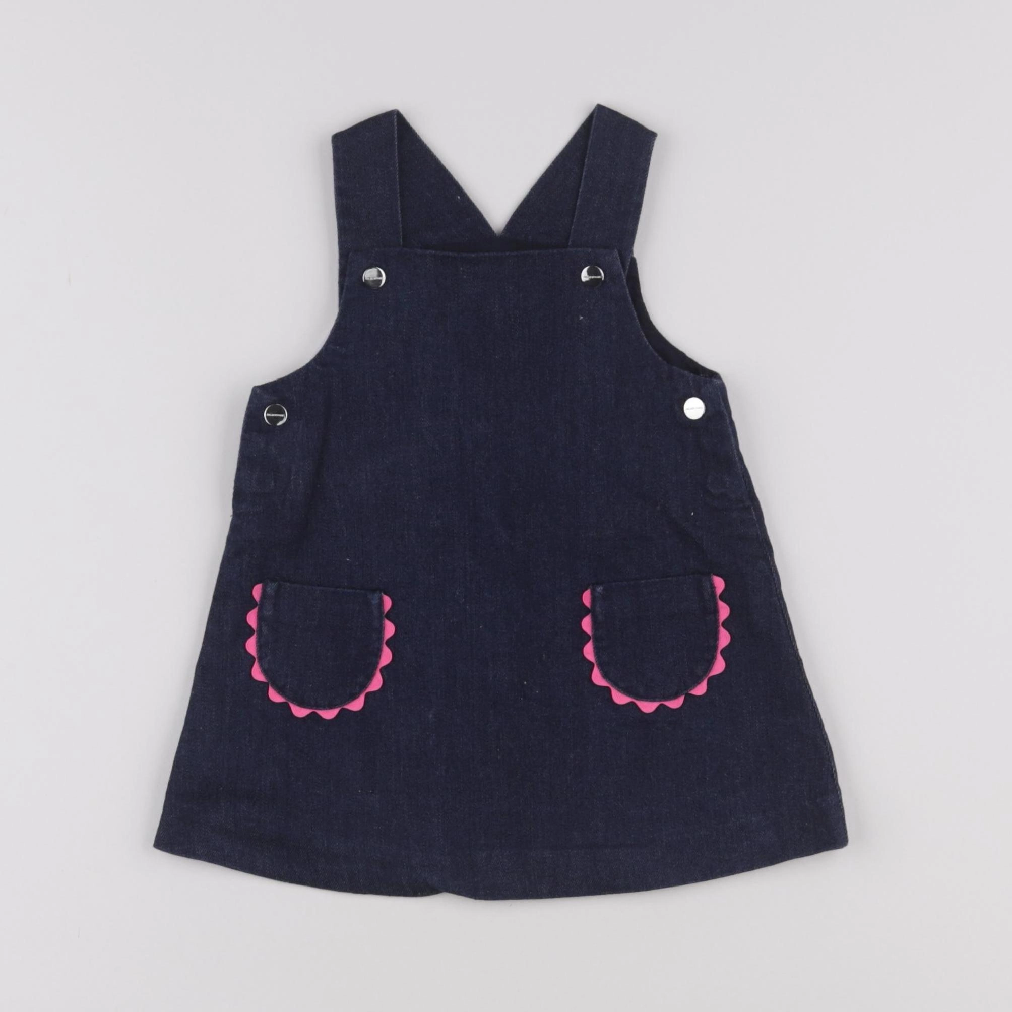 Jacadi - robe bleu - 12 mois