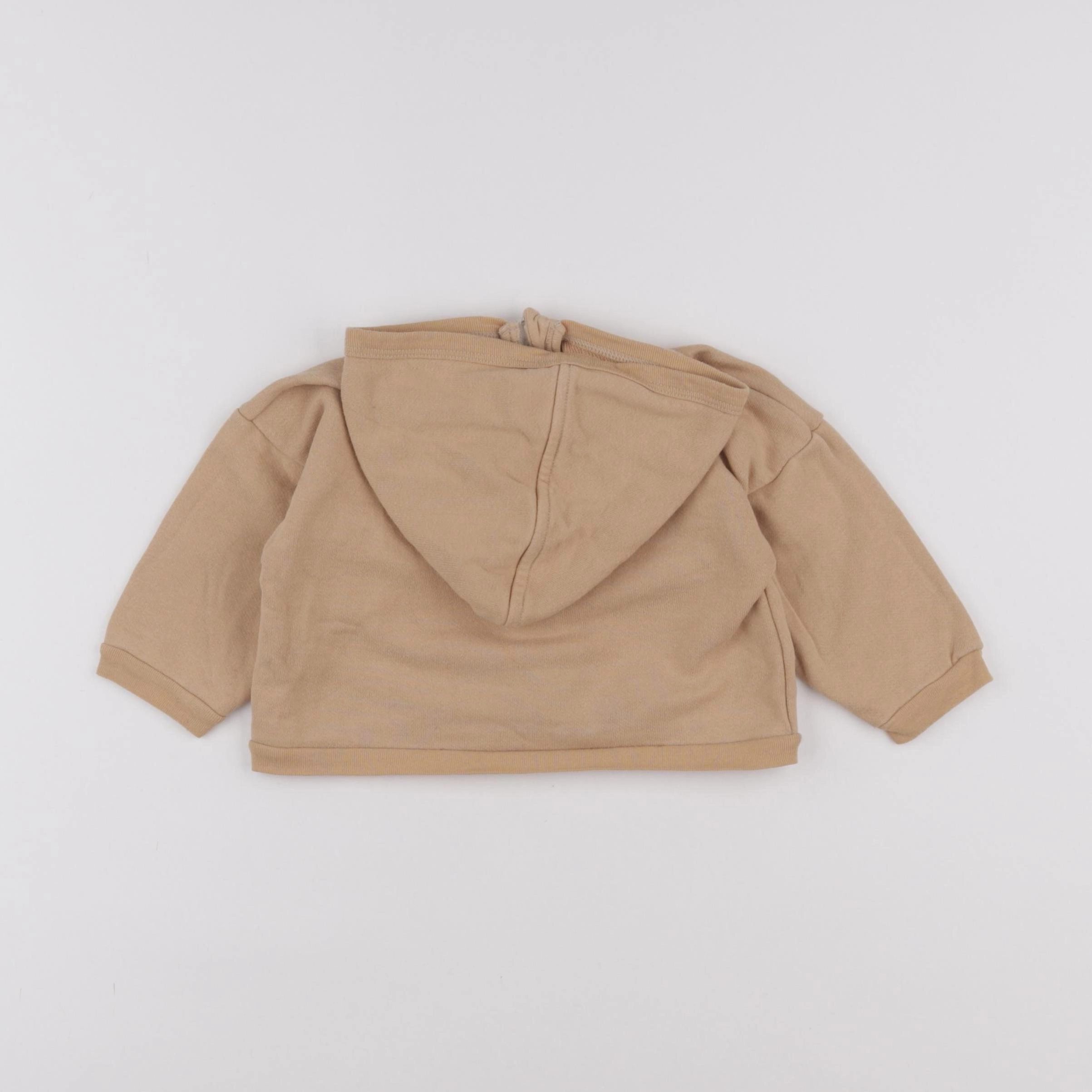 Petit Bateau - sweat beige - 6 mois