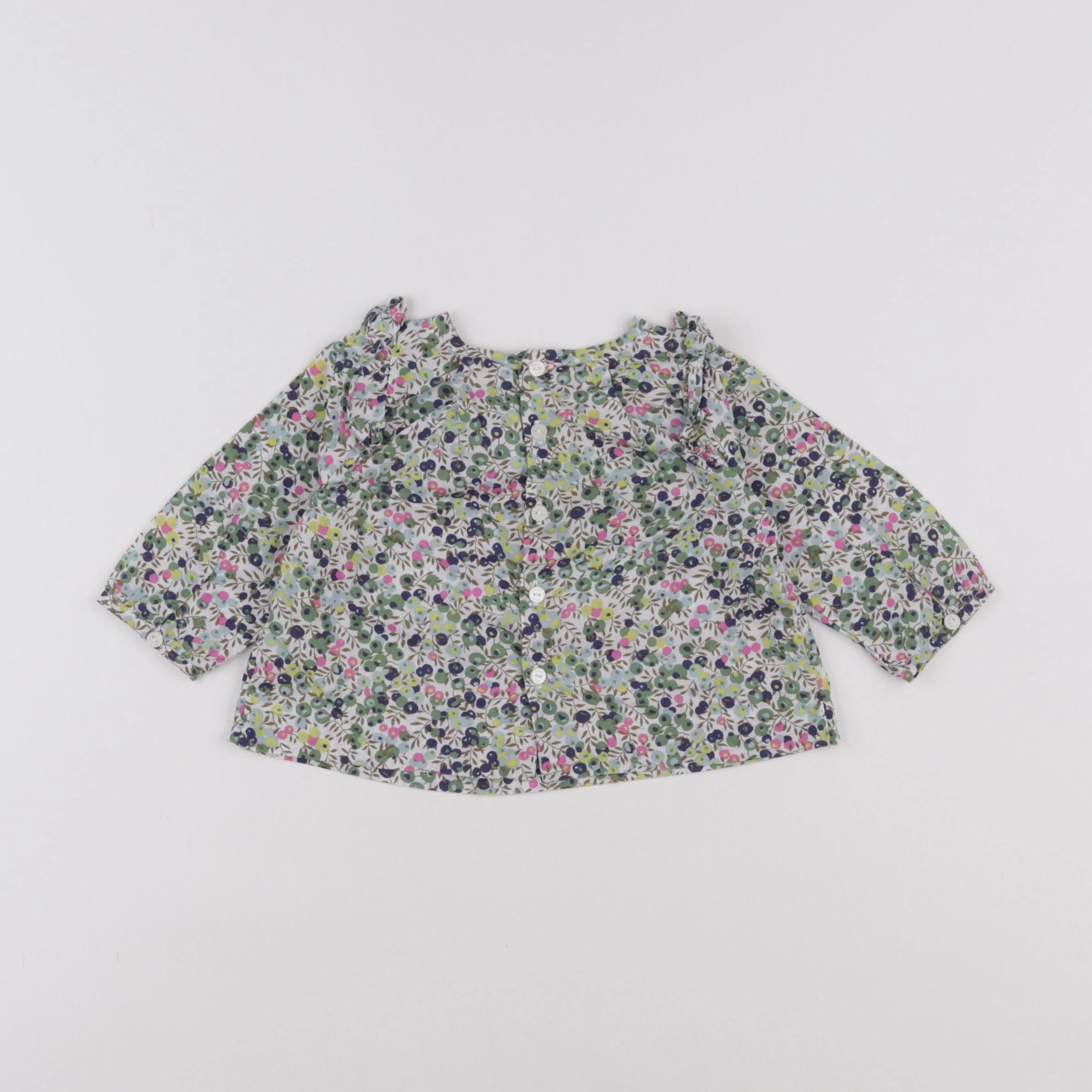 Jacadi - blouse vert - 6 mois
