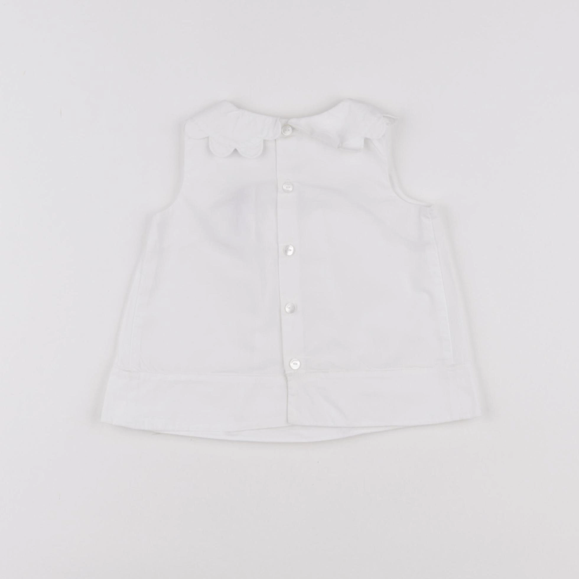 Jacadi - blouse blanc - 6 mois
