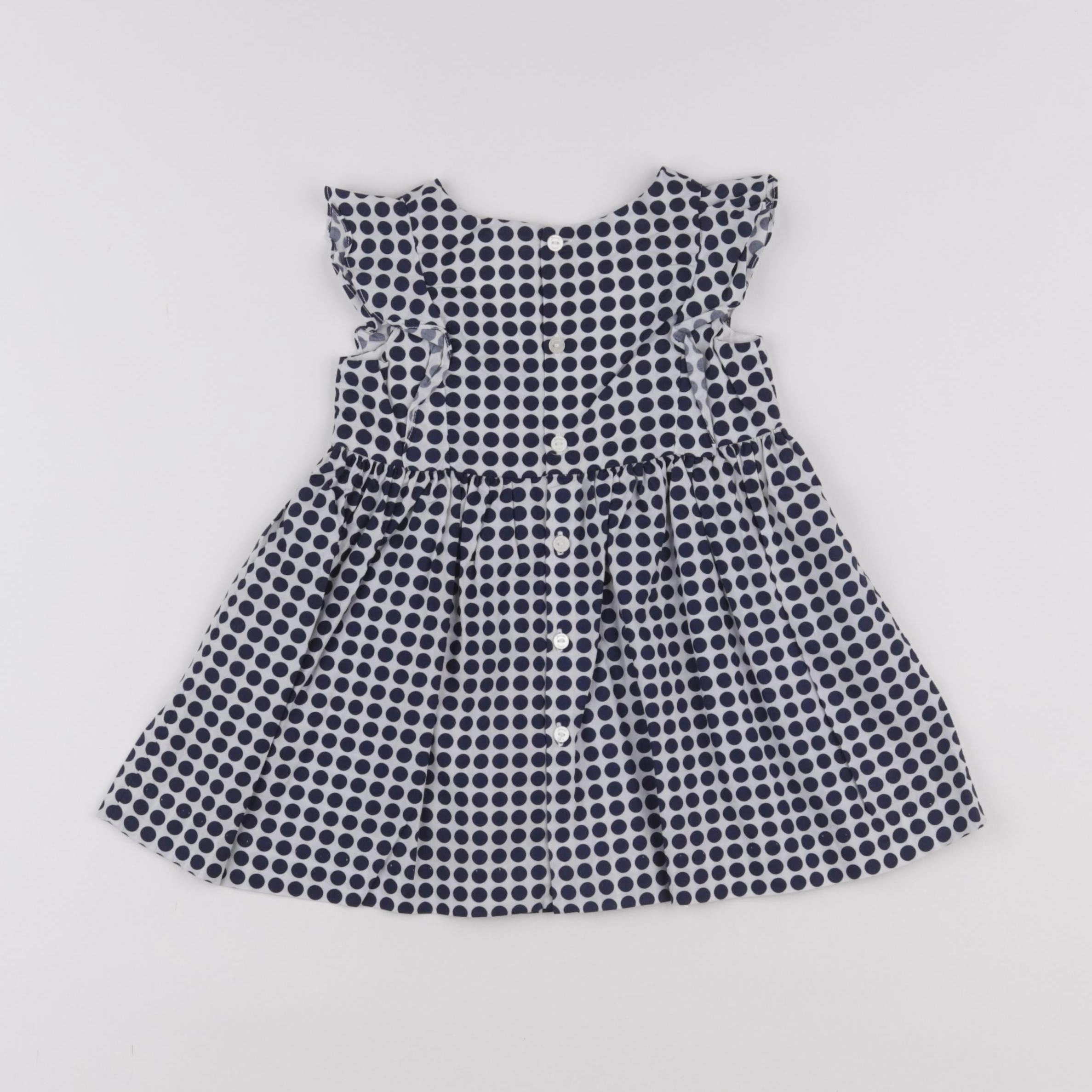 Jacadi - robe bleu - 12 mois