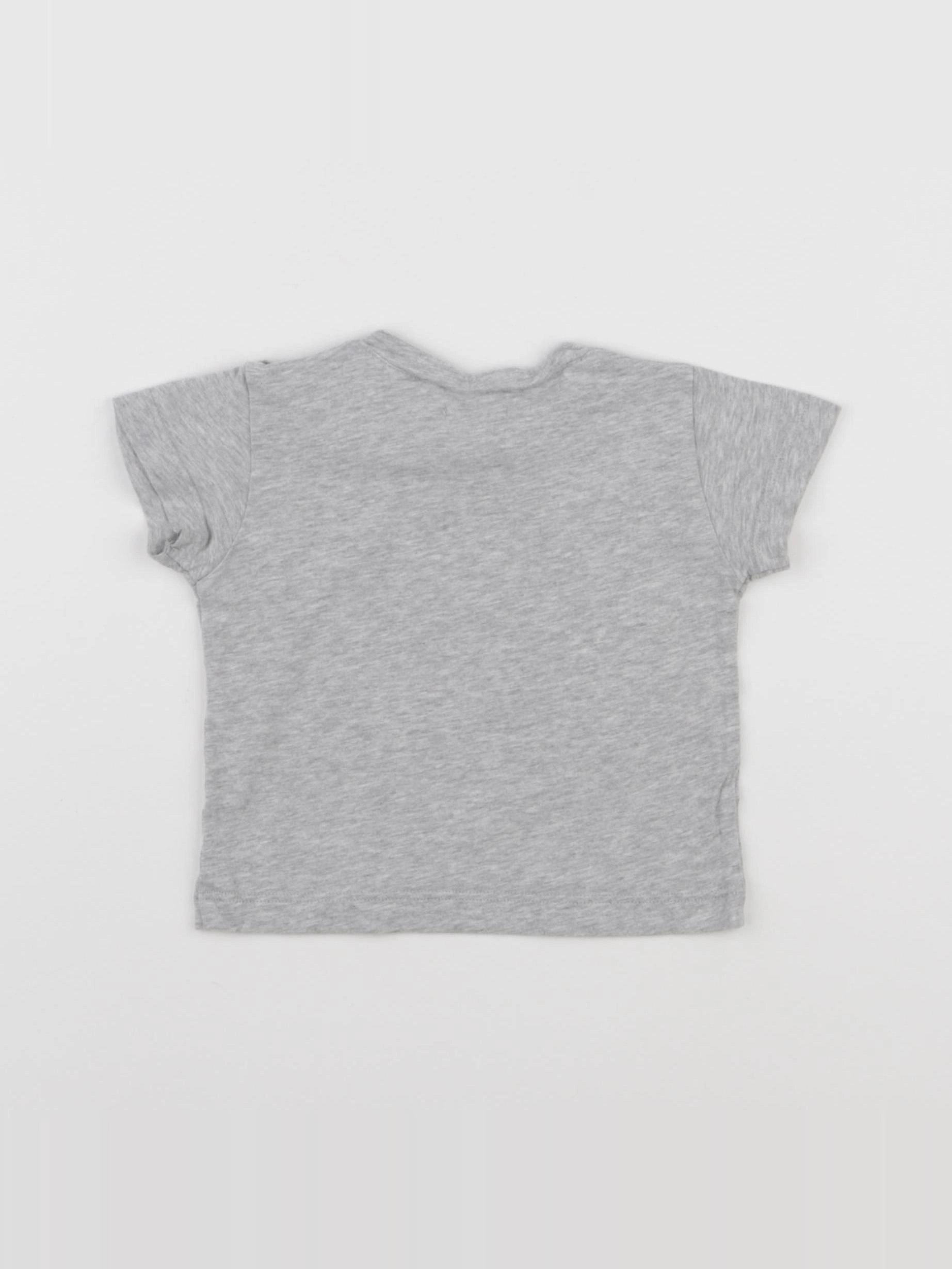 IKKS - tee-shirt gris - 6 mois