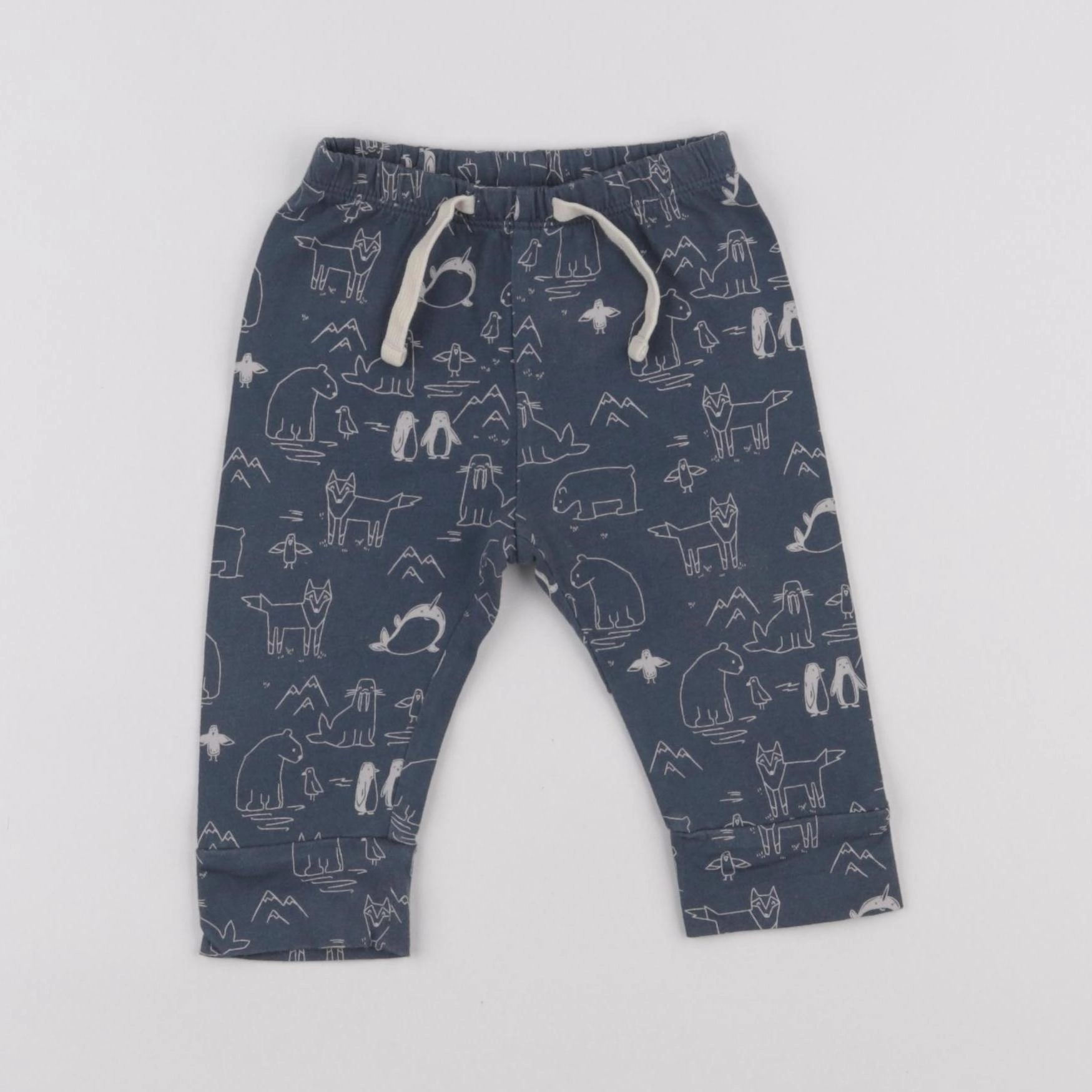 GAP - pantalon bleu - 3/6 mois