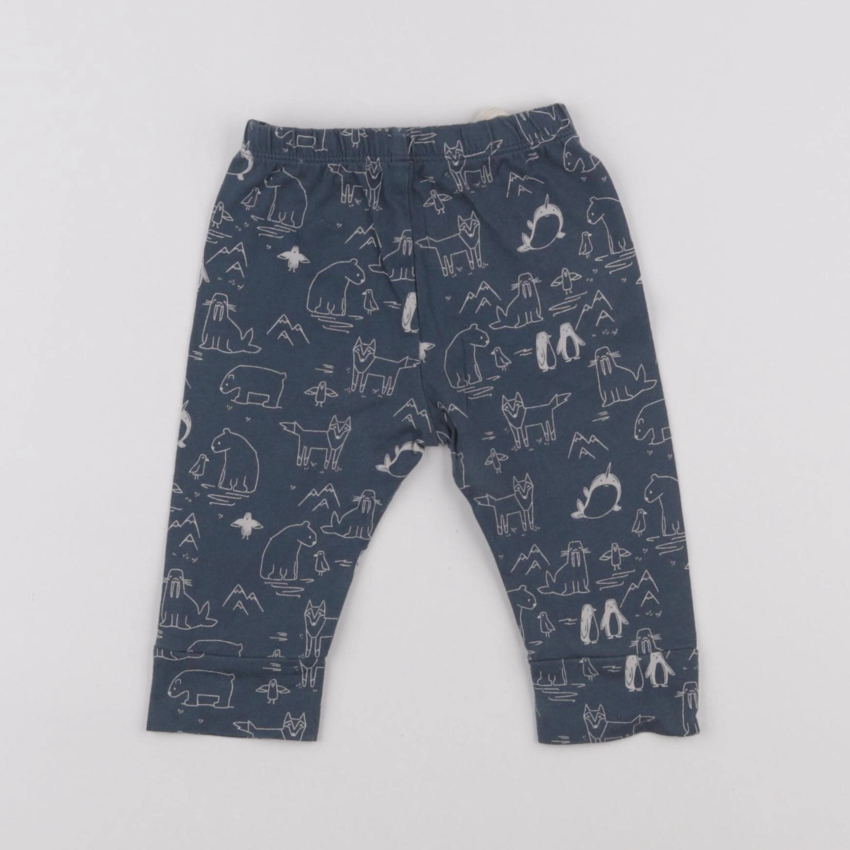 GAP - pantalon bleu - 3/6 mois