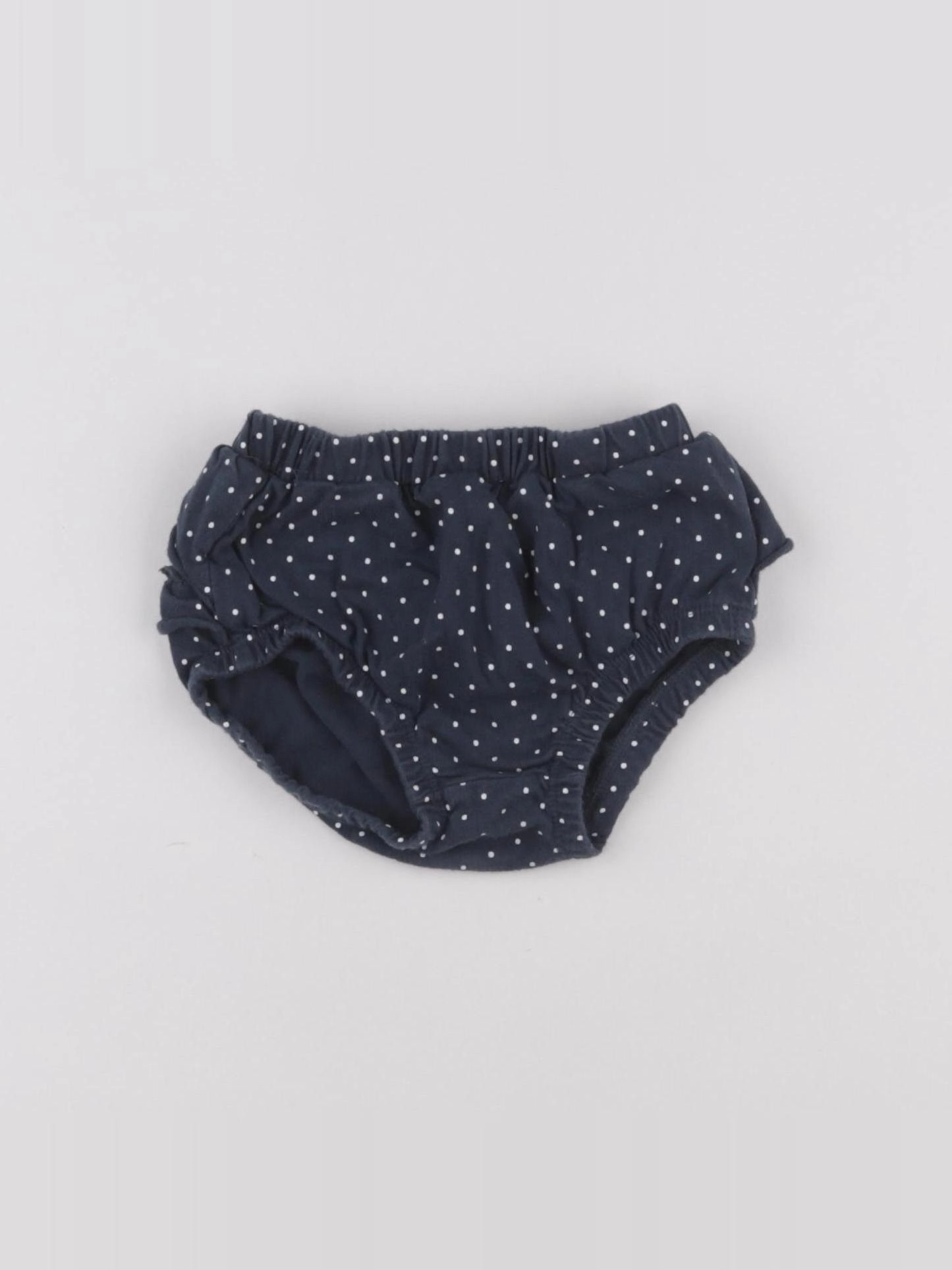 La Redoute - bloomer volants au dos bleu - 18 mois