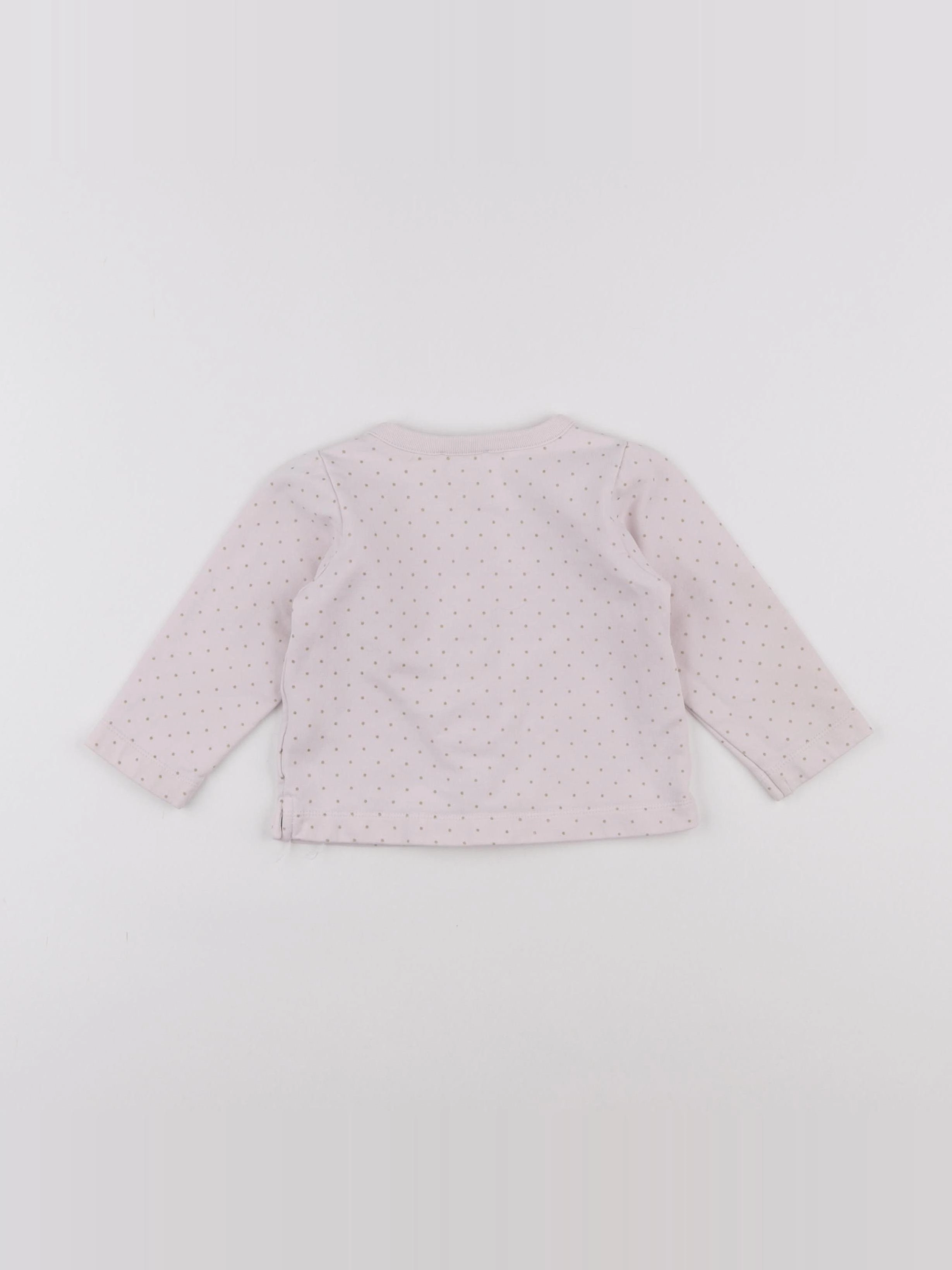 Jacadi - sweat rose - 12 mois