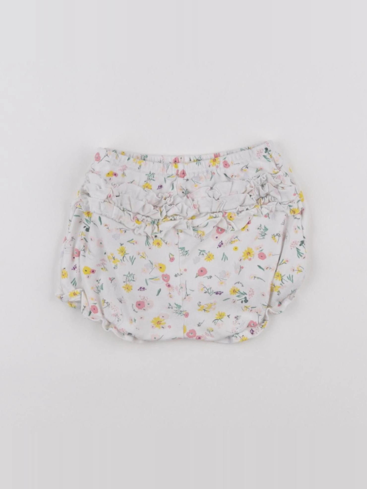 Petit Bateau - bloomer volants au dos multicolore - 6 mois
