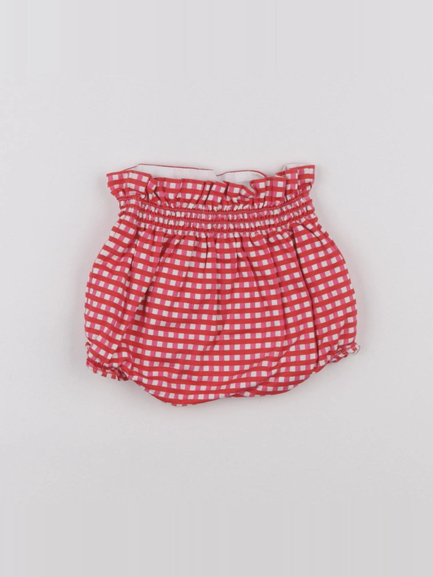 Jacadi - bloomer rose, rouge - 6 mois