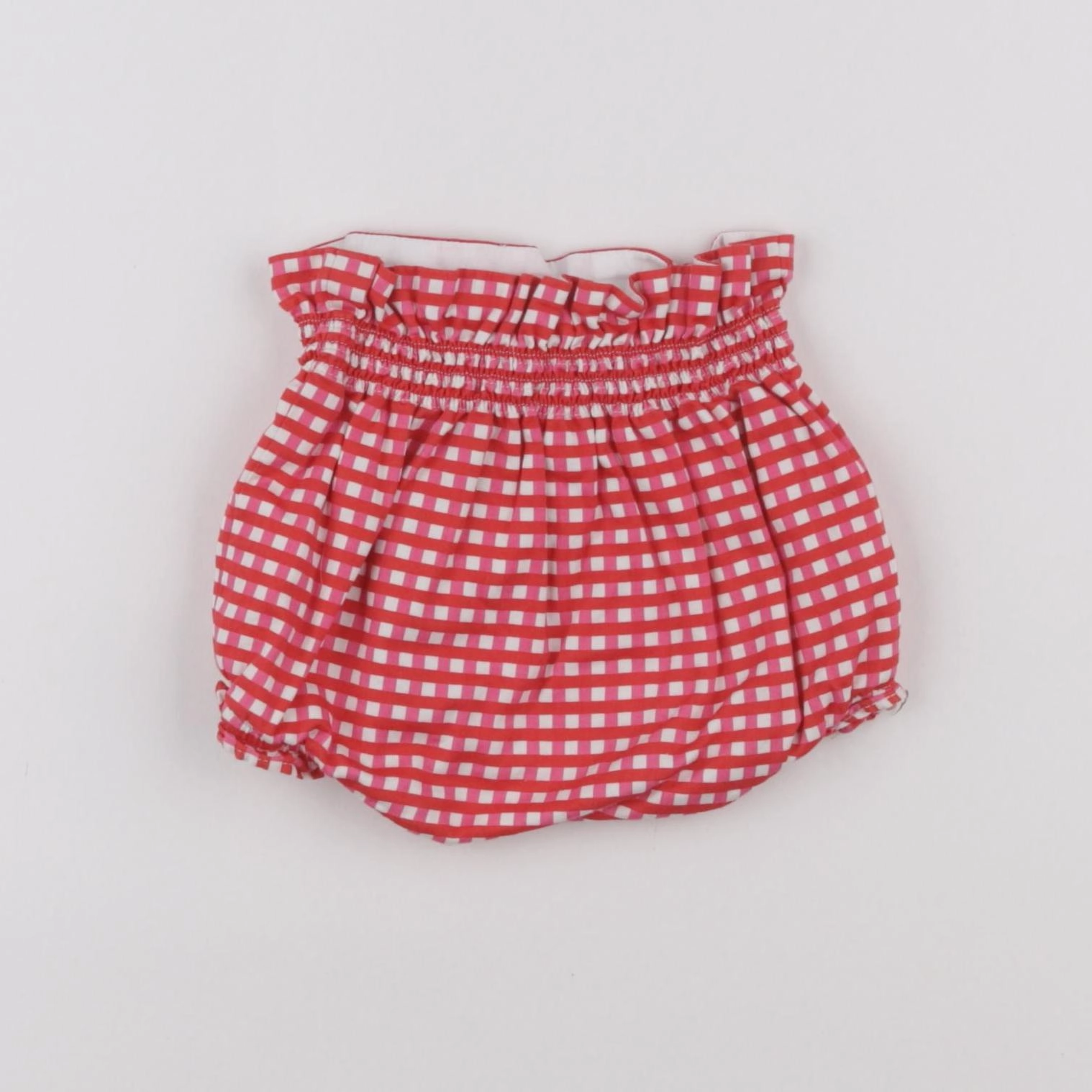 Jacadi - bloomer rose, rouge - 6 mois
