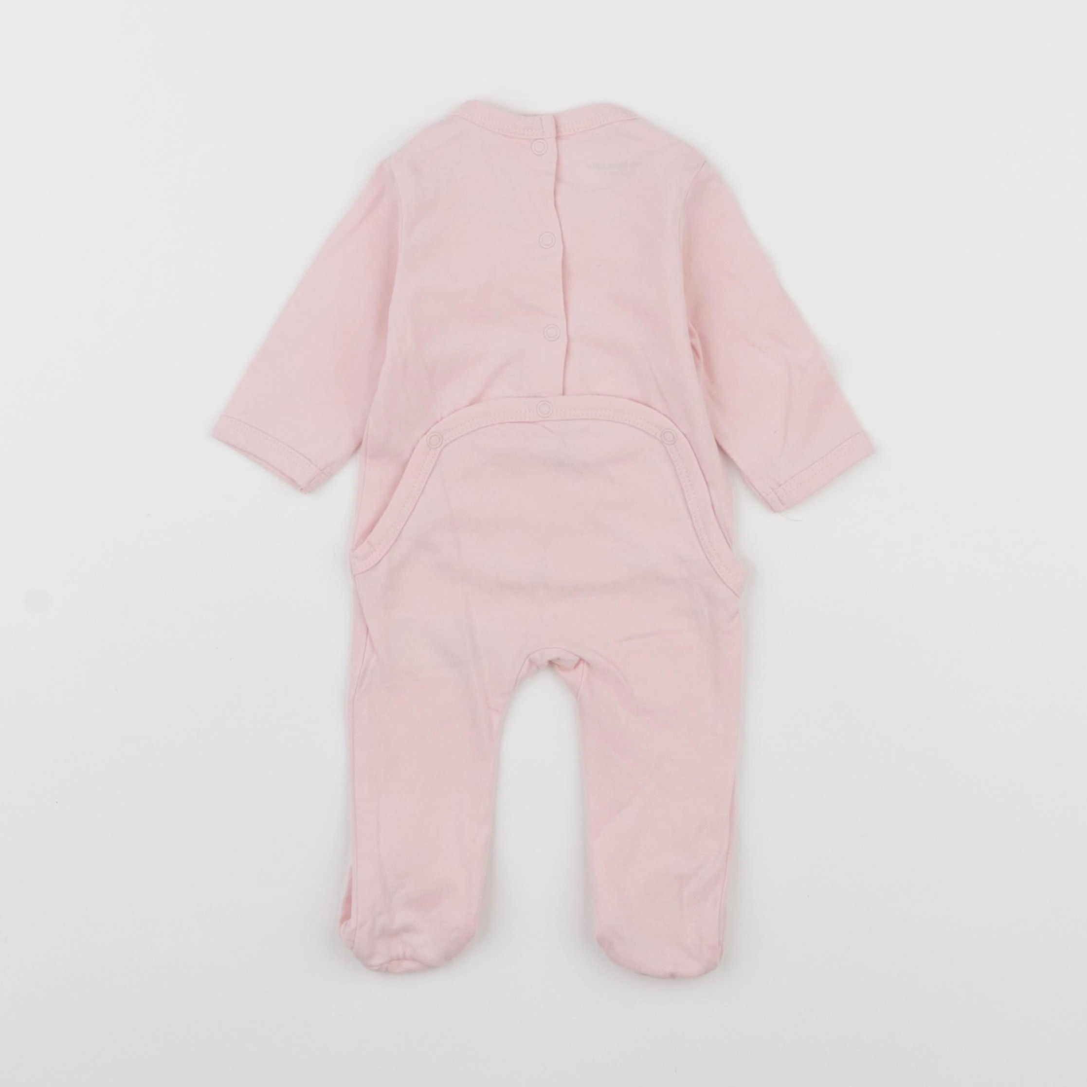 Vertbaudet - pyjama coton rose - 1 mois