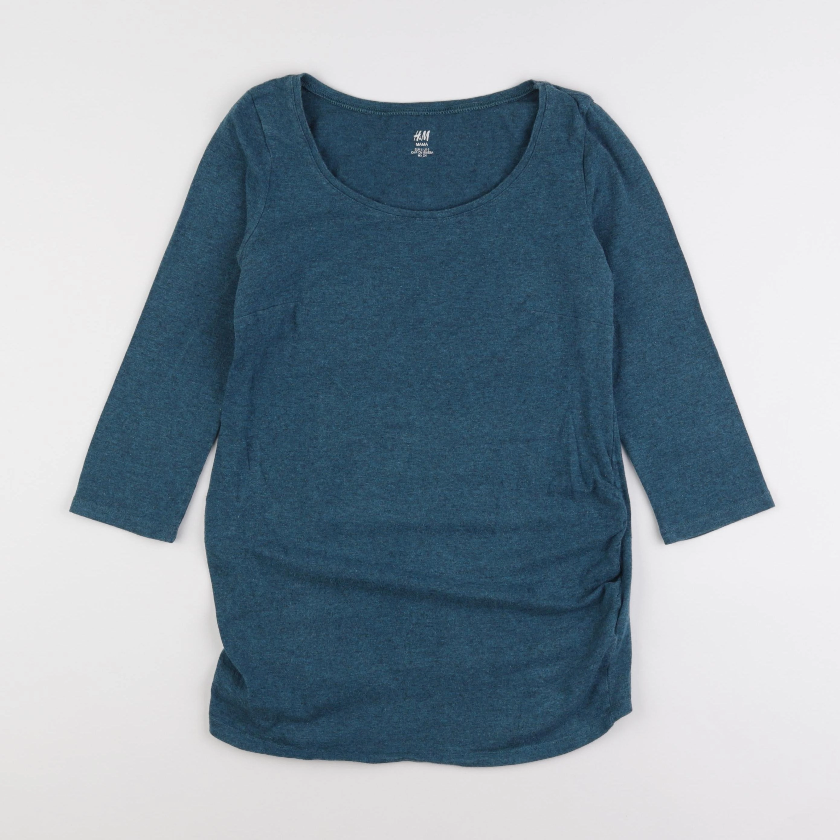 H&M - tee-shirt grossesse bleu - s