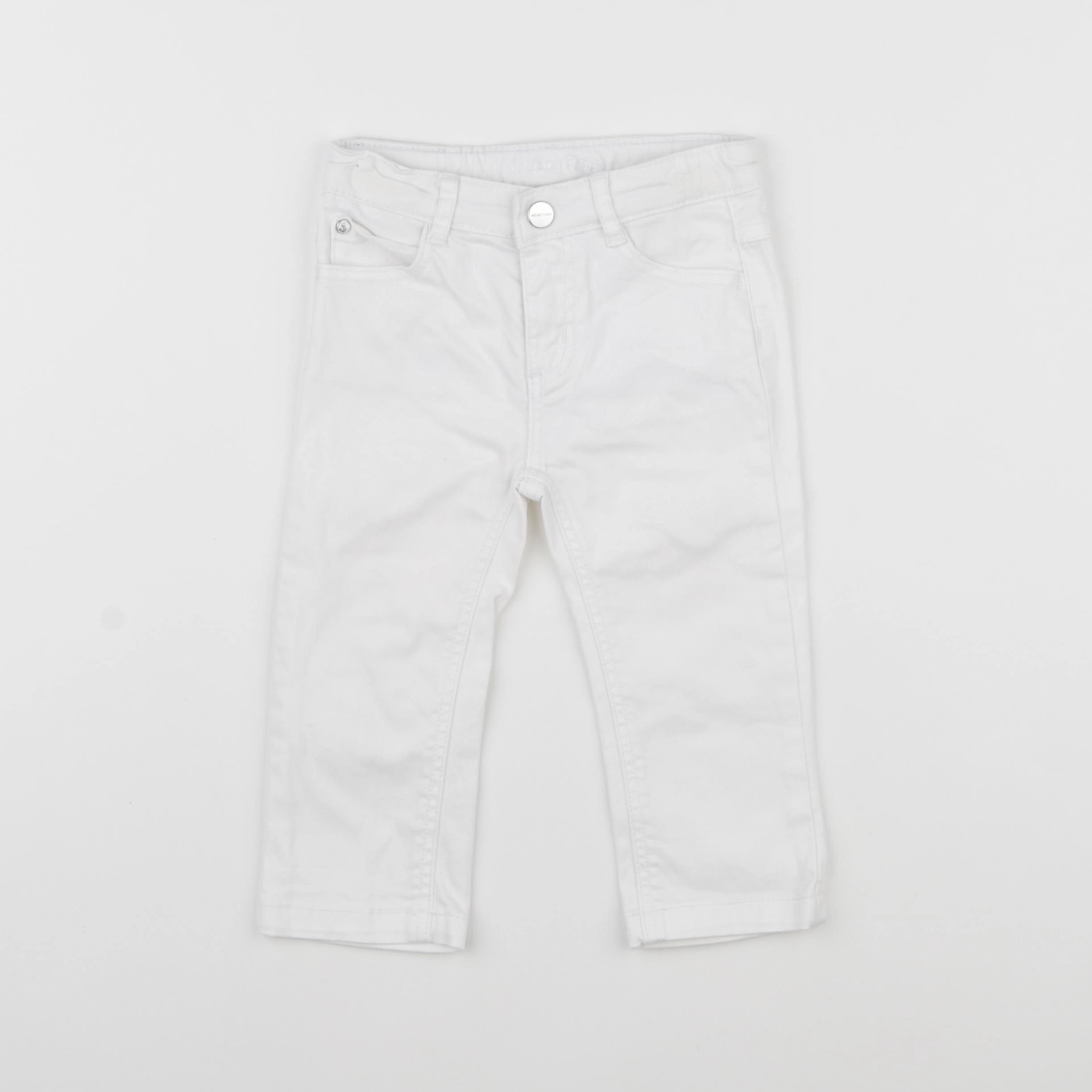 Jacadi - jean blanc - 18 mois