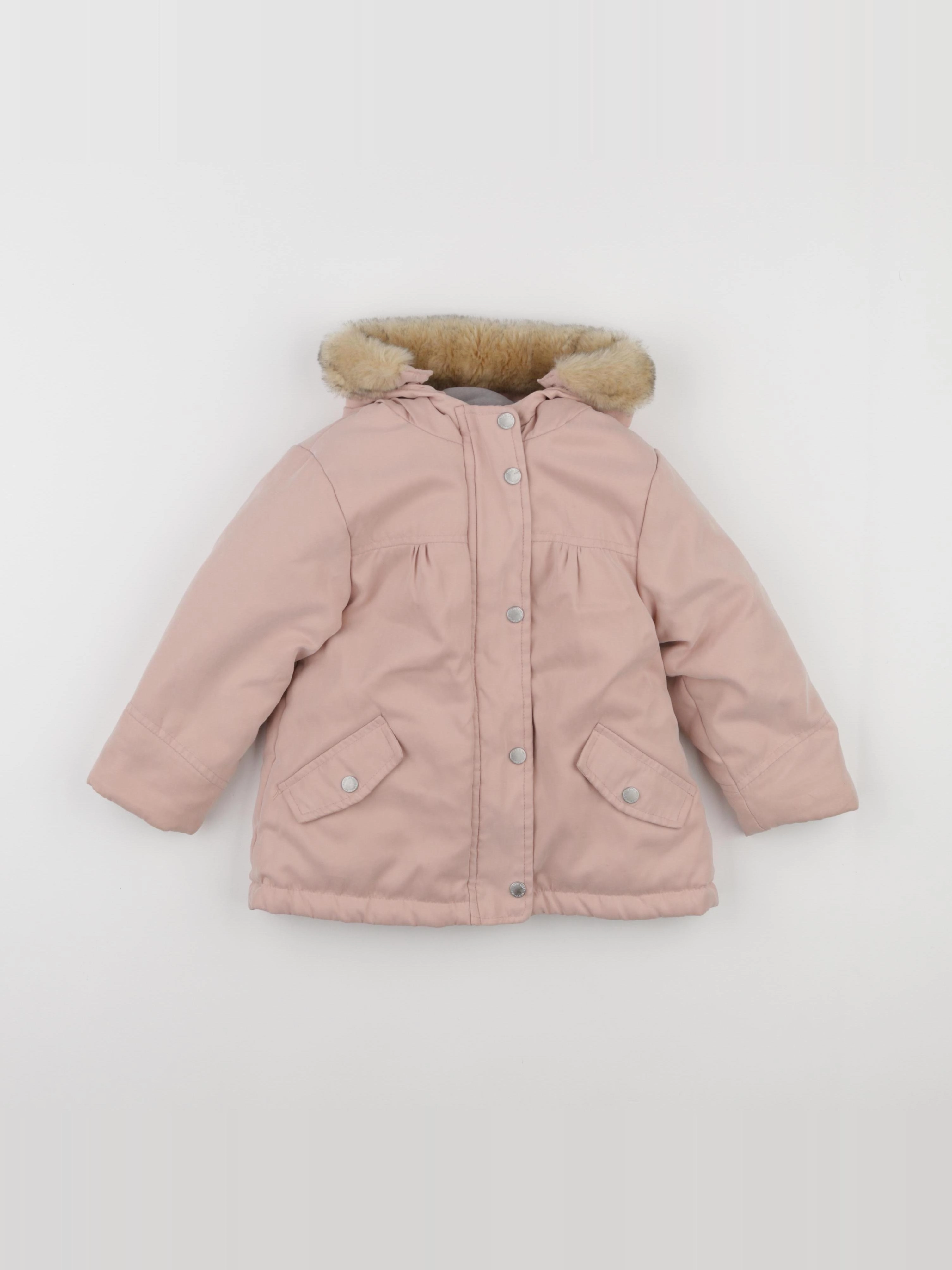 Vertbaudet - manteau rose - 2 ans