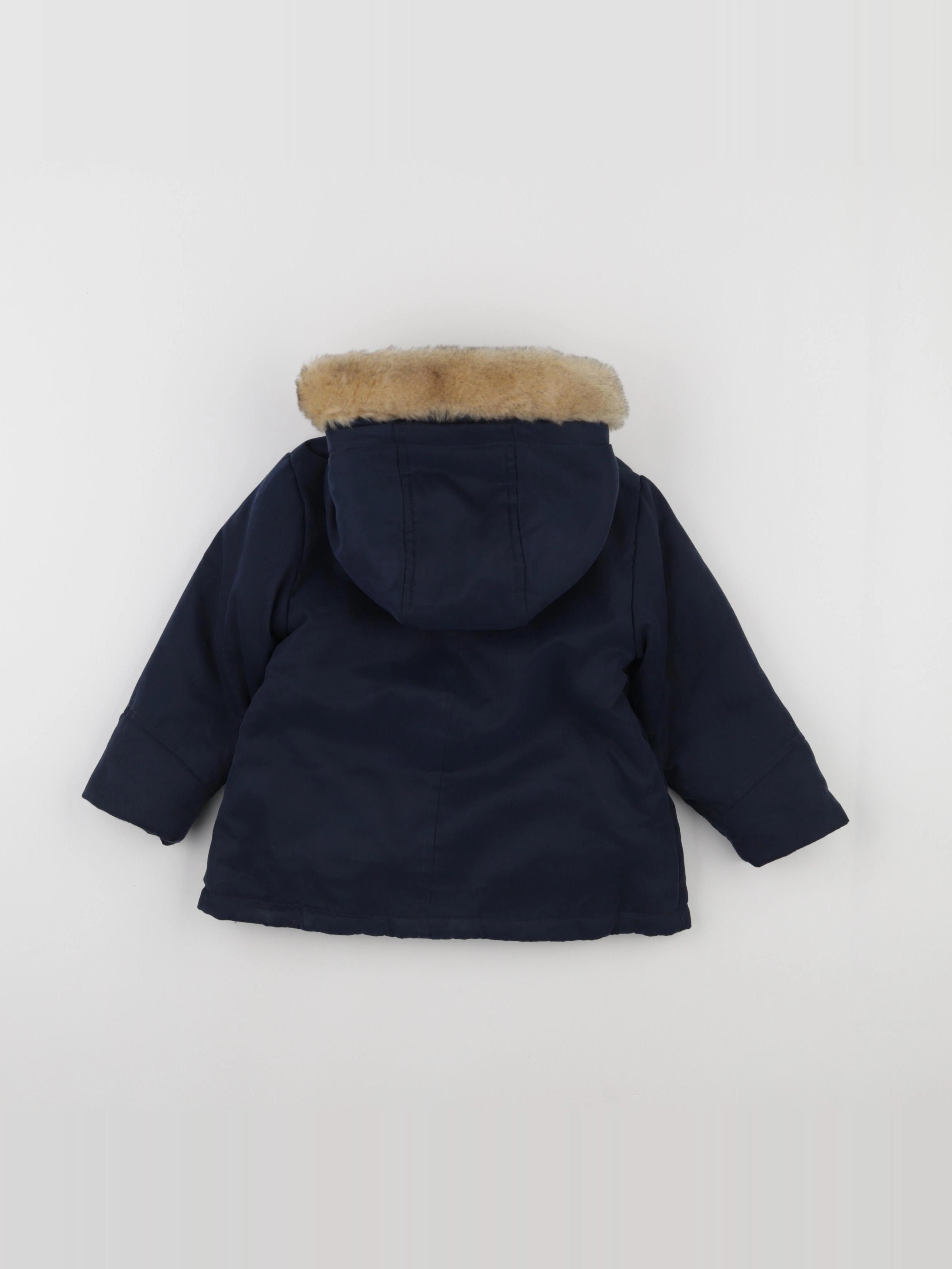 Vertbaudet - manteau bleu - 2 ans