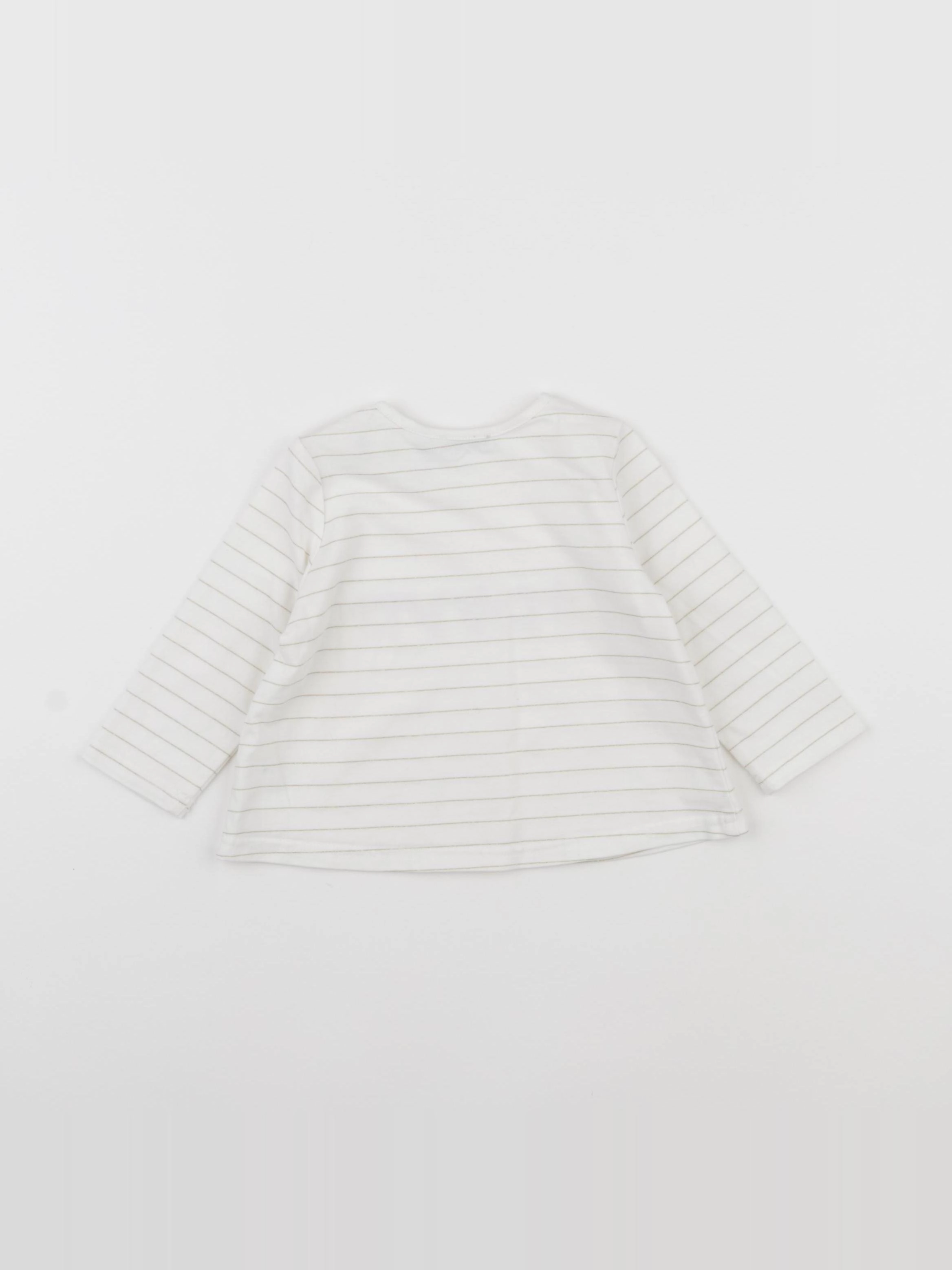IKKS - tee-shirt beige - 6 mois