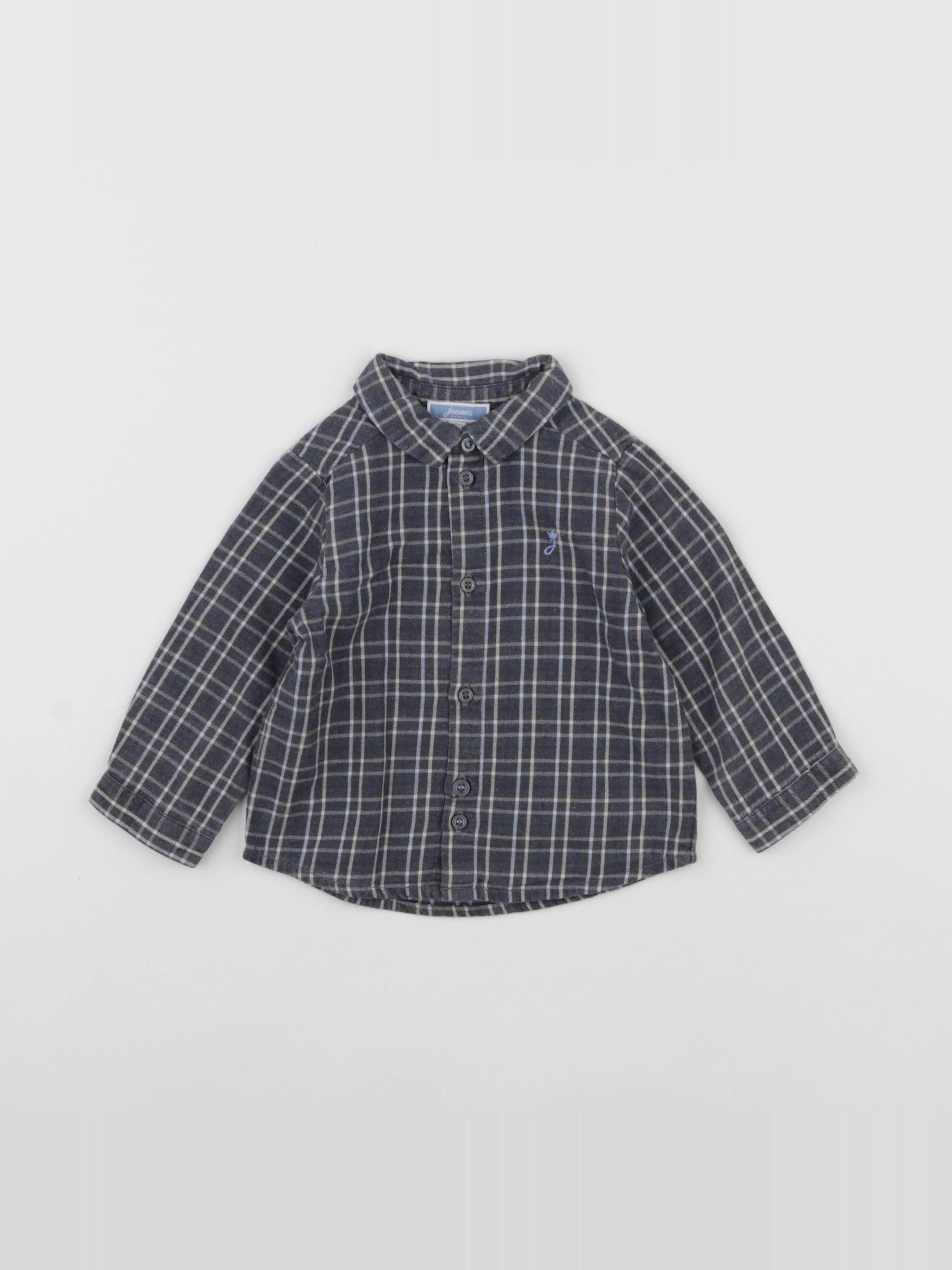 Jacadi - chemise gris - 12 mois