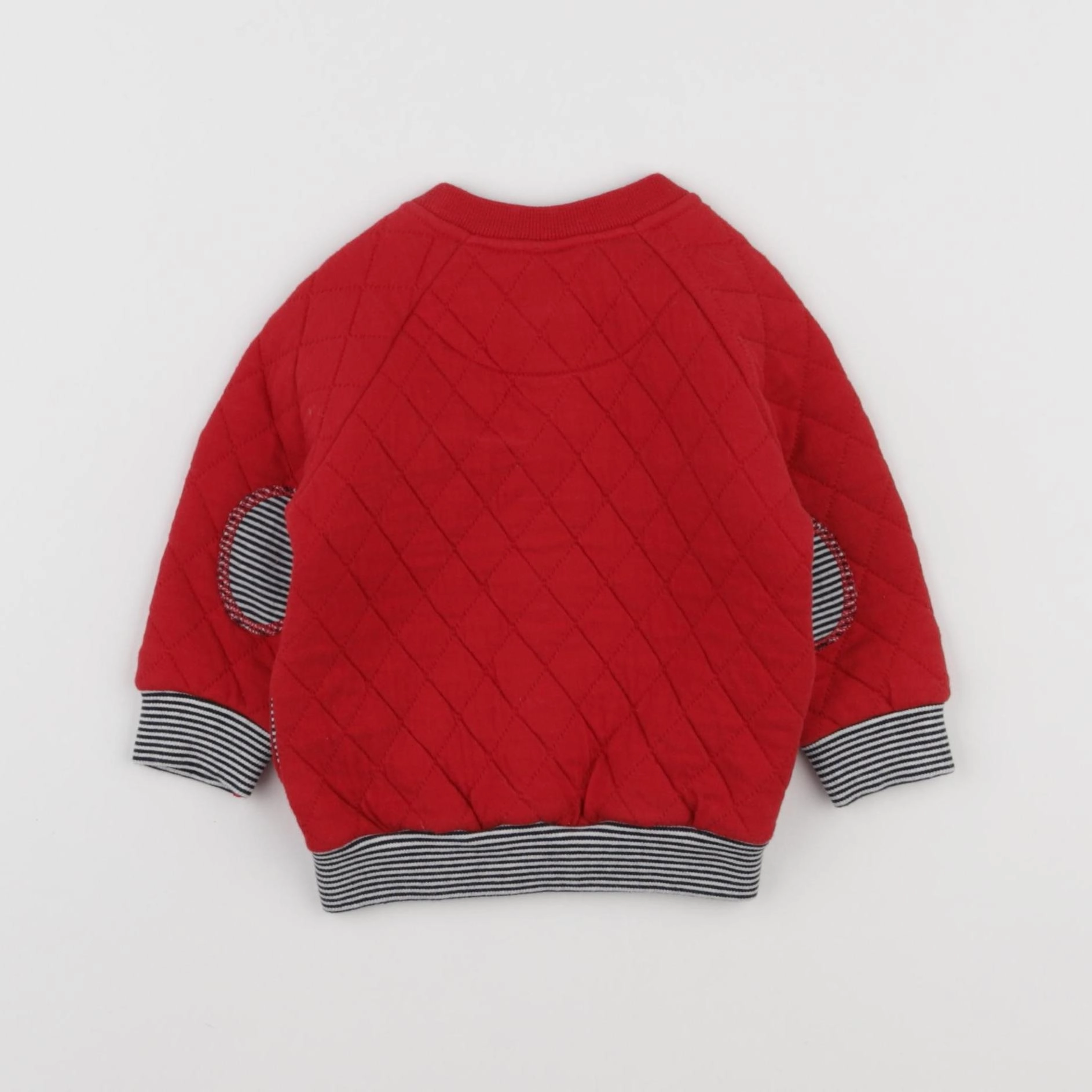Petit Bateau - sweat rouge - 6 mois