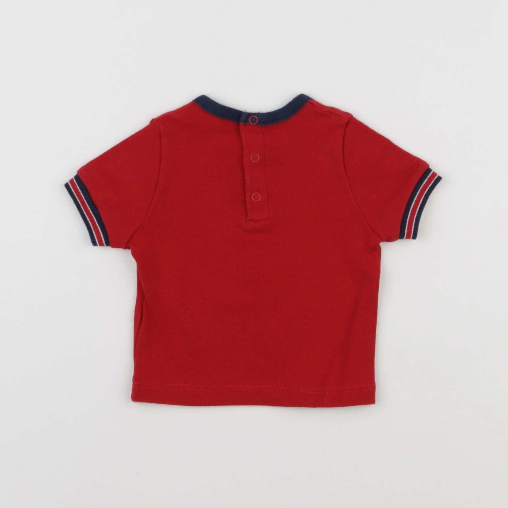 Petit Bateau - tee-shirt rouge - 3 mois