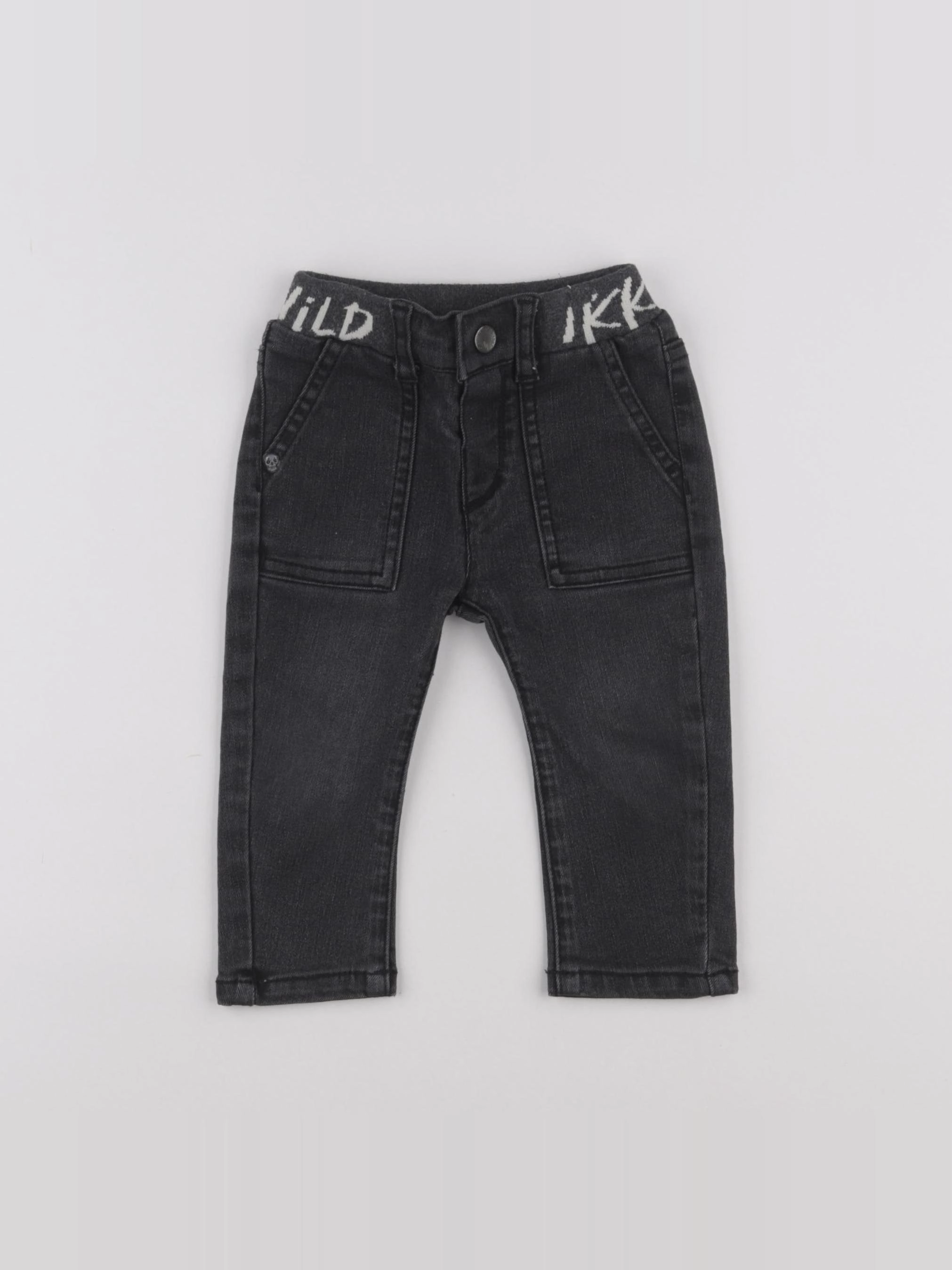 IKKS - jean noir - 12 mois