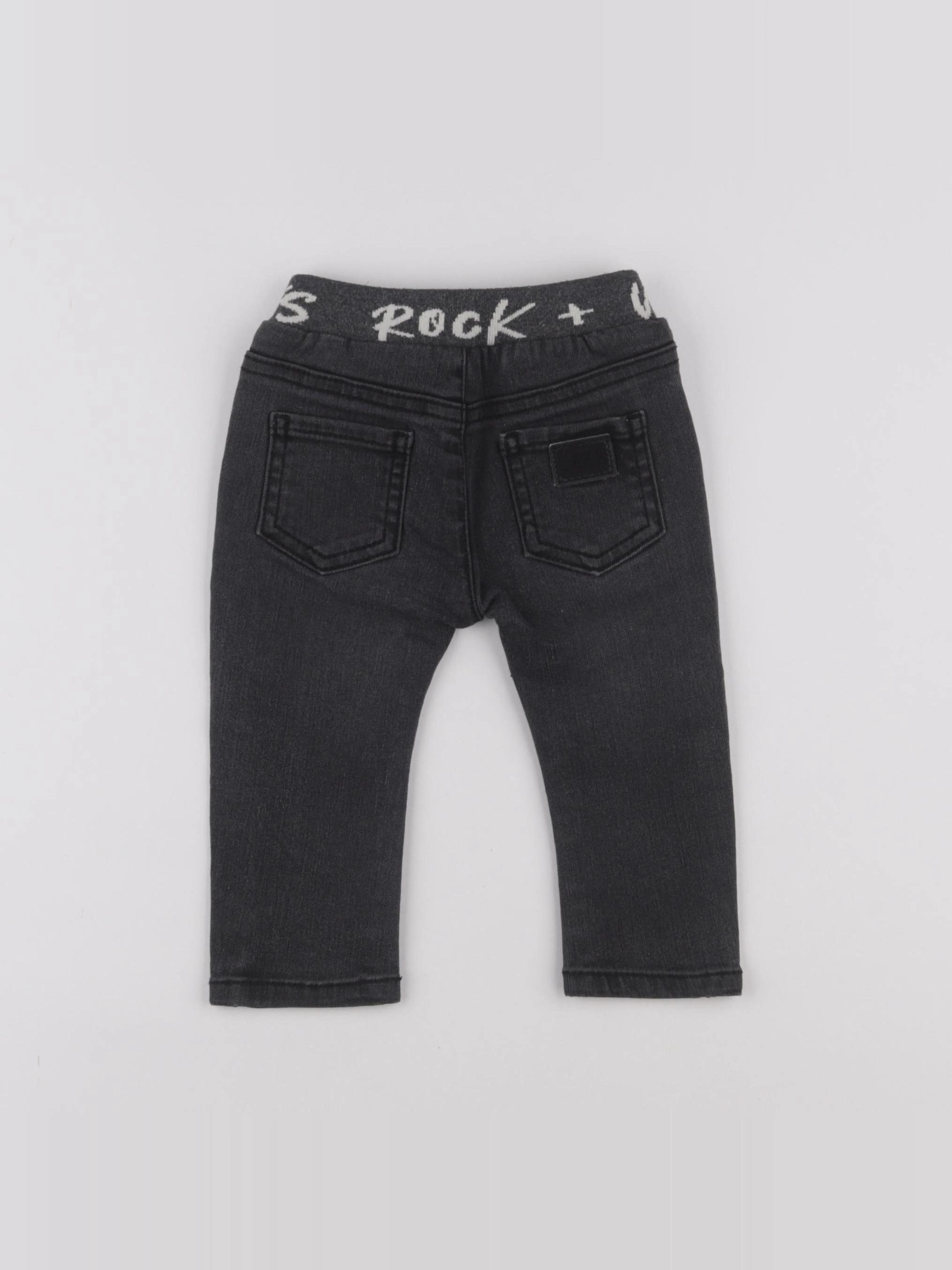 IKKS - jean noir - 12 mois