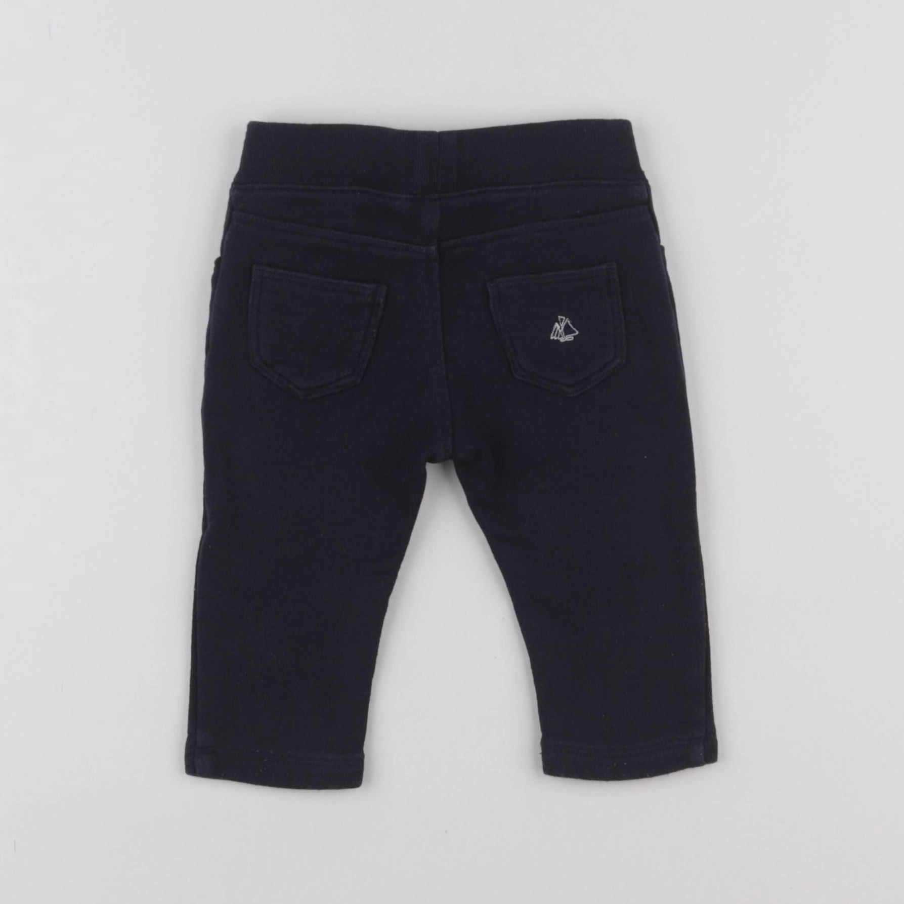 Petit Bateau - pantalon bleu - 3 mois