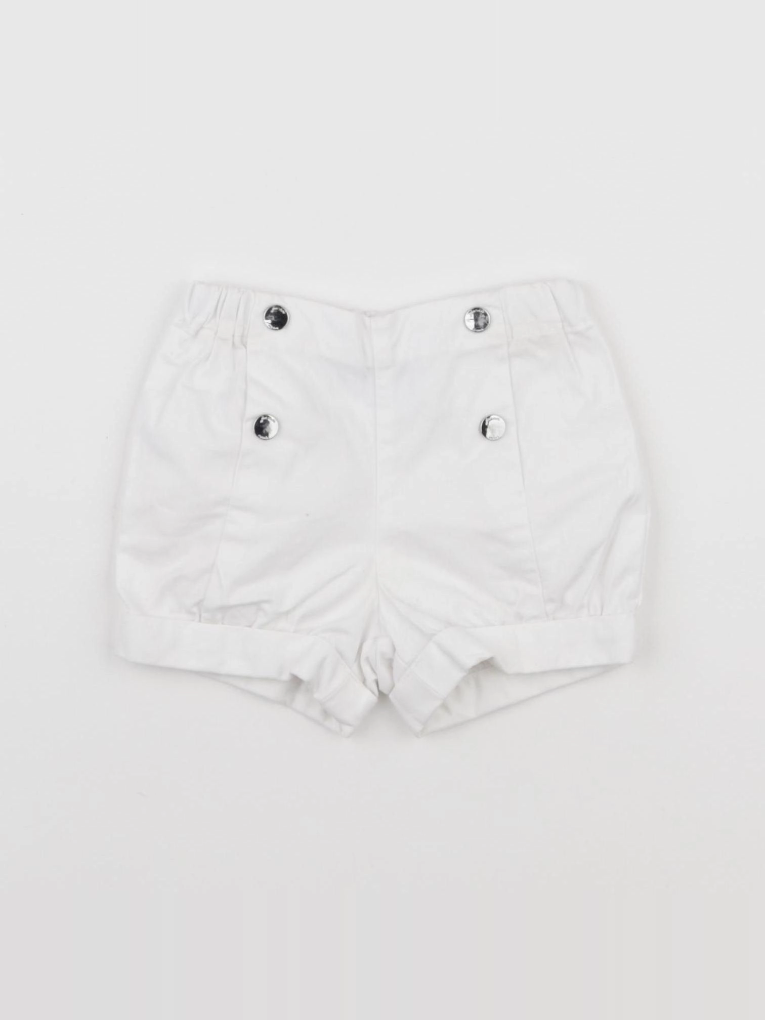Jacadi - short blanc - 6 mois