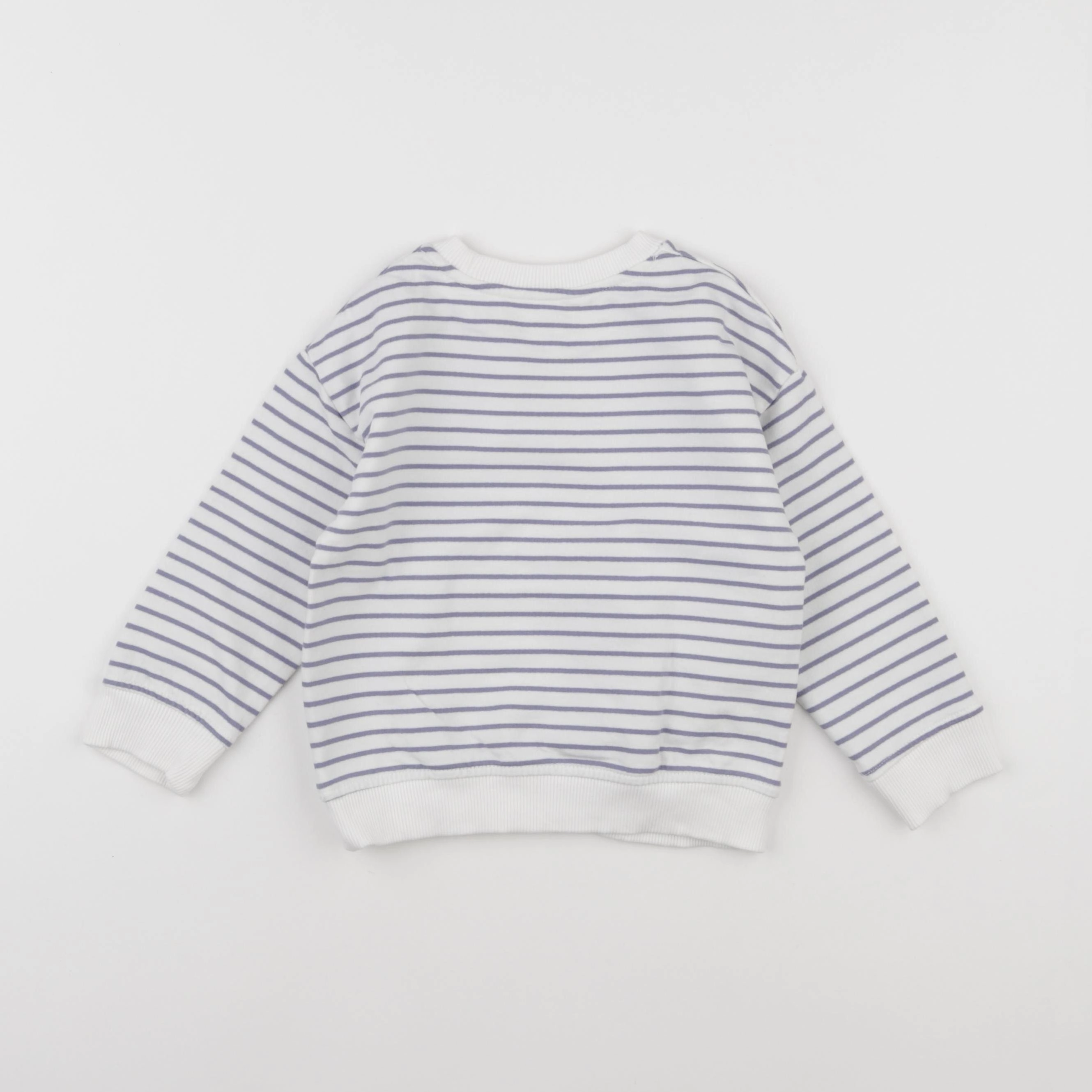 Mango - sweat blanc, violet - 12/18 mois