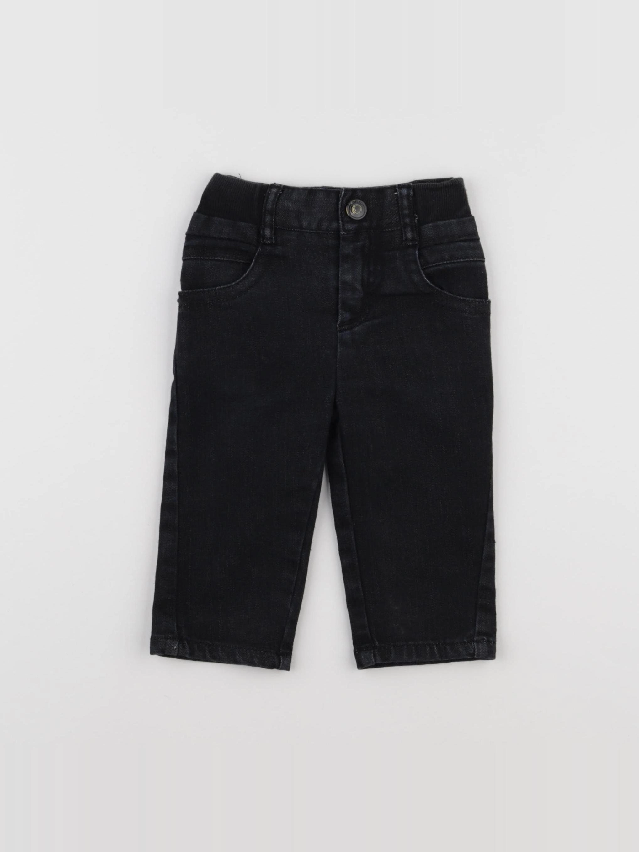 IKKS - jean noir - 6 mois