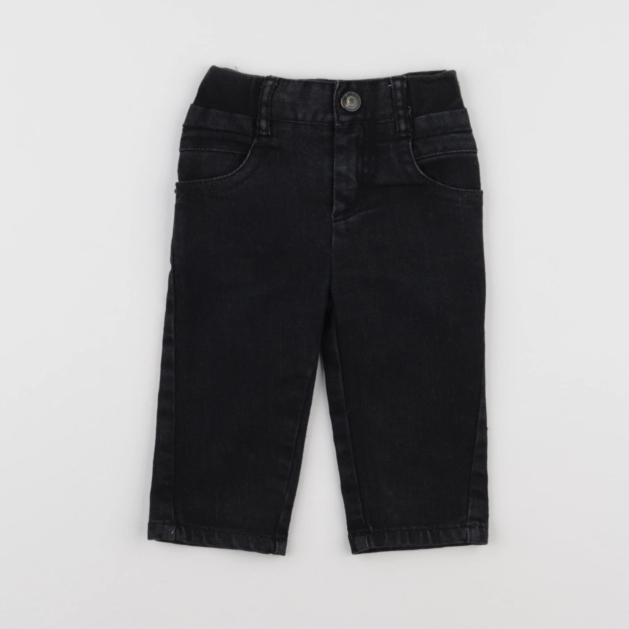 IKKS - jean noir - 6 mois