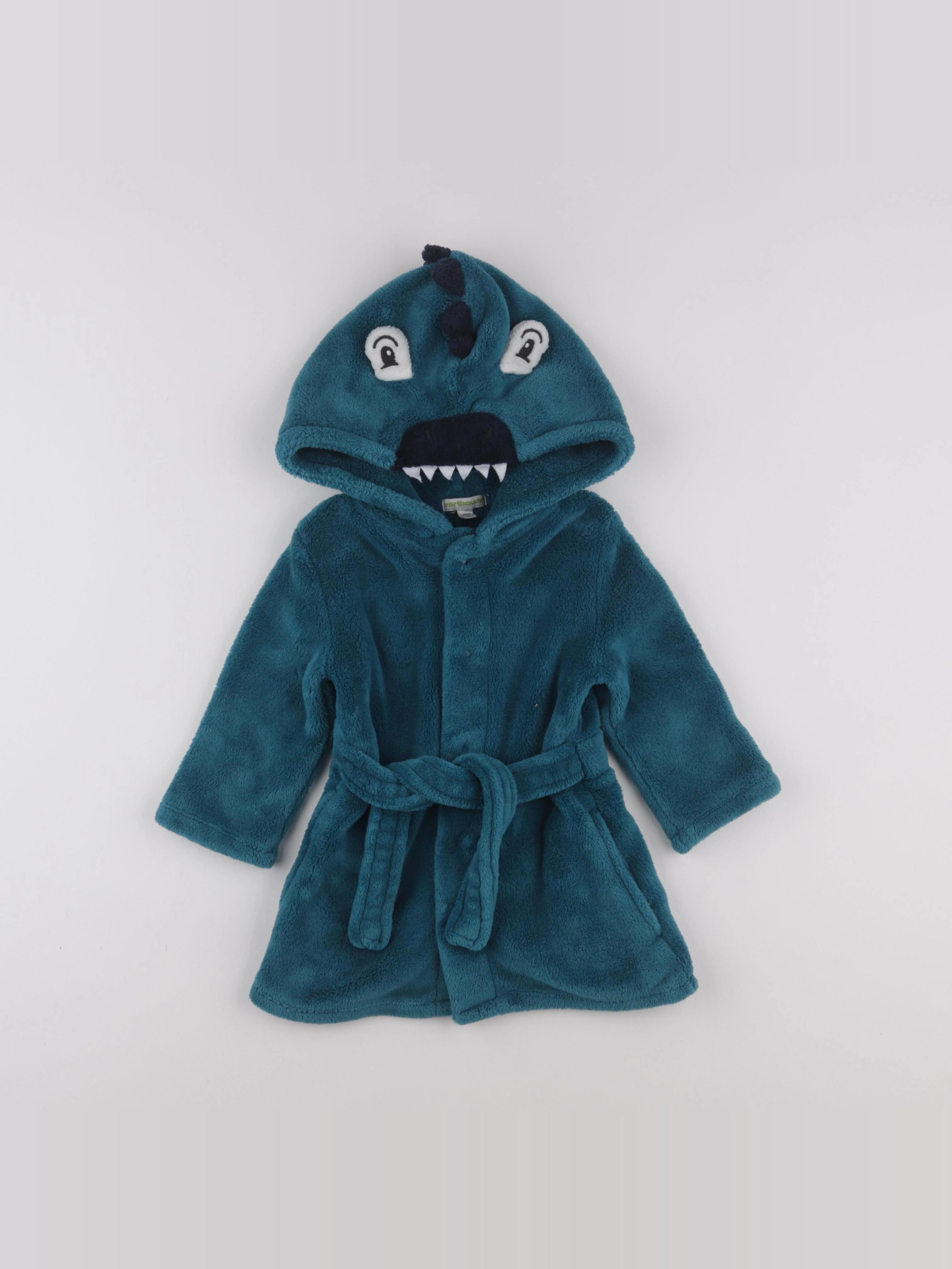 Vertbaudet - robe de chambre vert - 2 ans