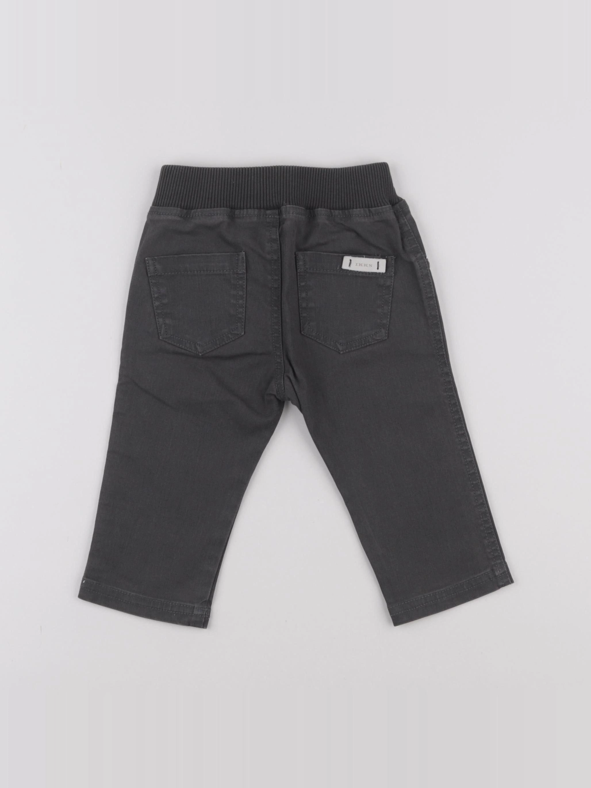 IKKS - pantalon gris - 6 mois