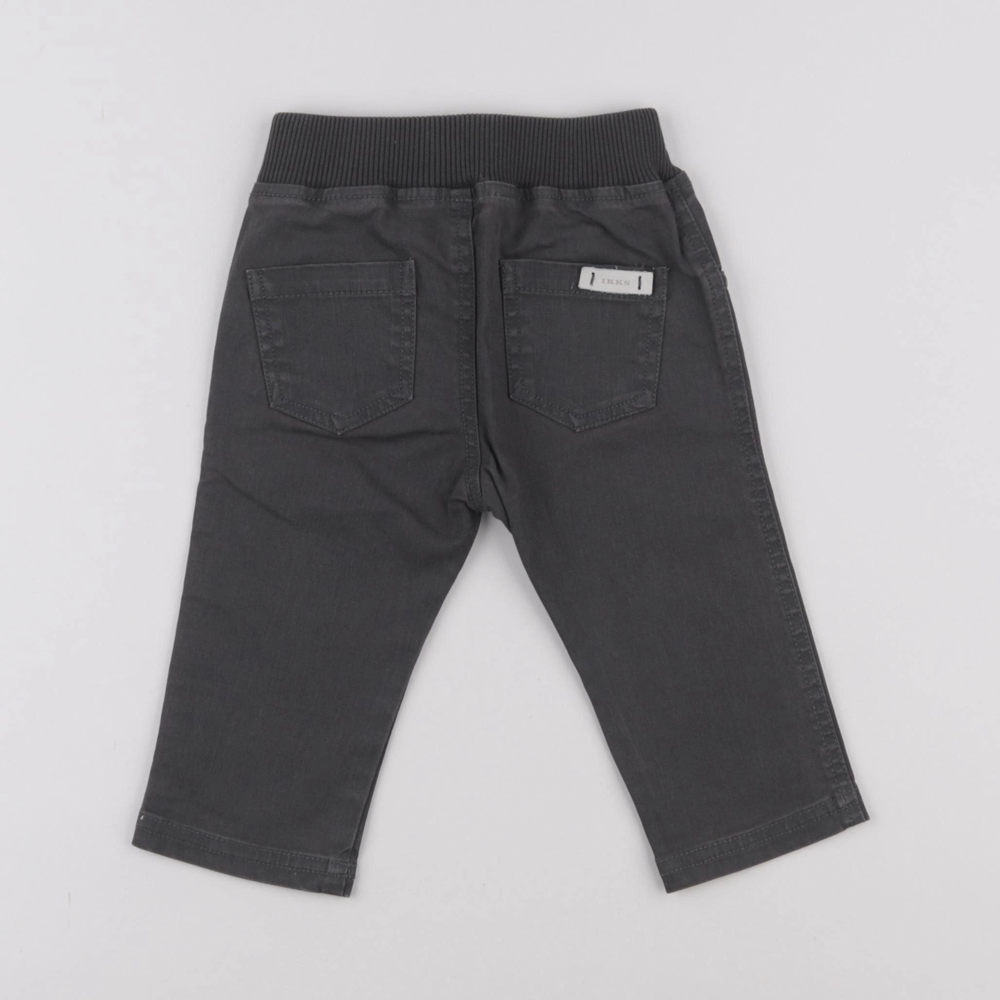 IKKS - pantalon gris - 6 mois